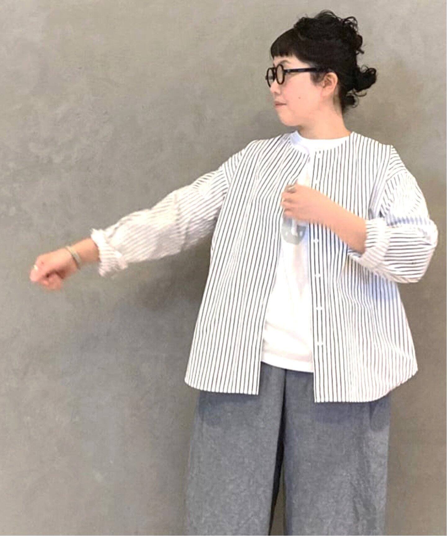 ストライプダンプシャツ（シャツ／ブラウス）｜journal standard luxe 