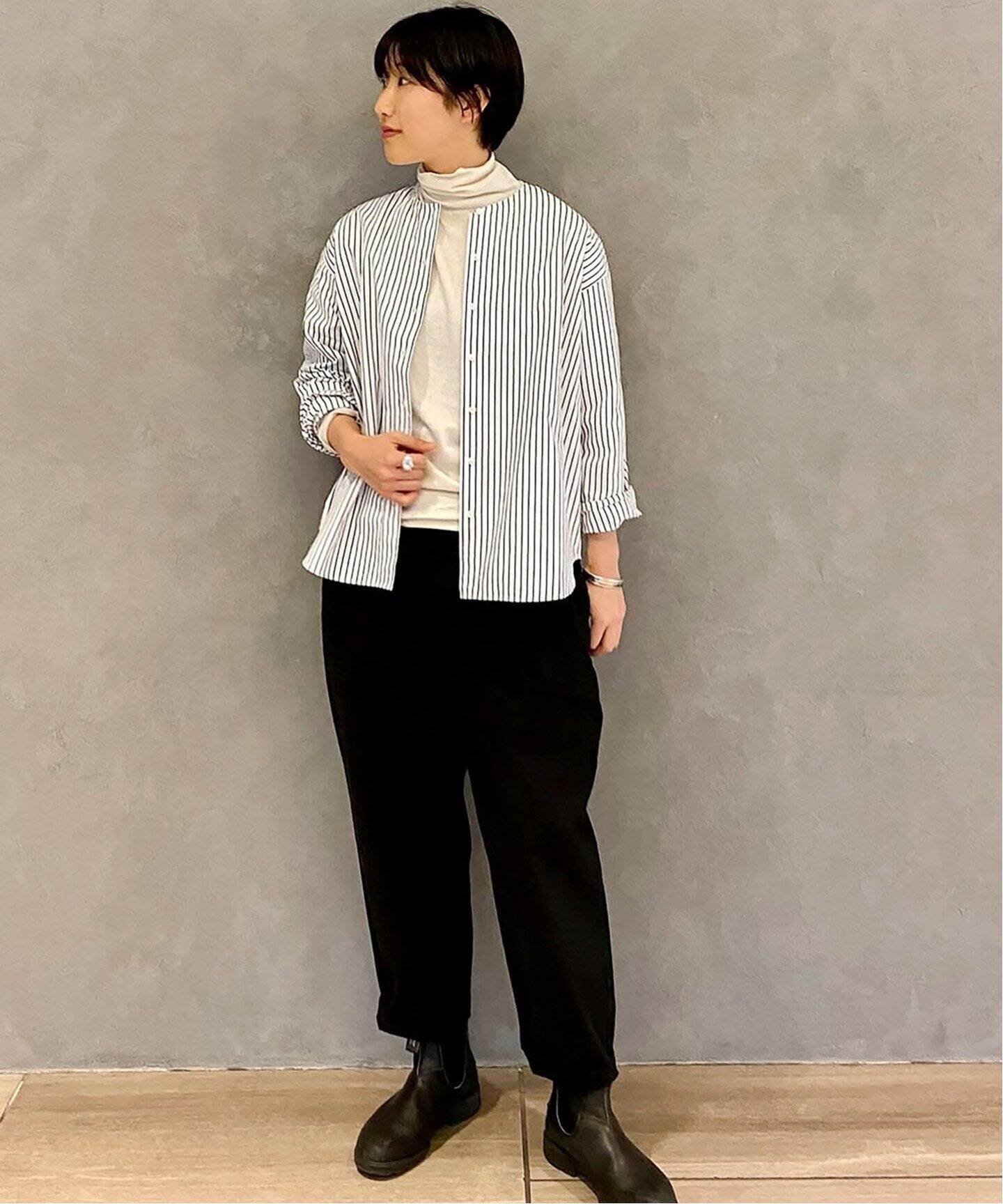 ストライプダンプシャツ（シャツ／ブラウス）｜journal standard luxe 