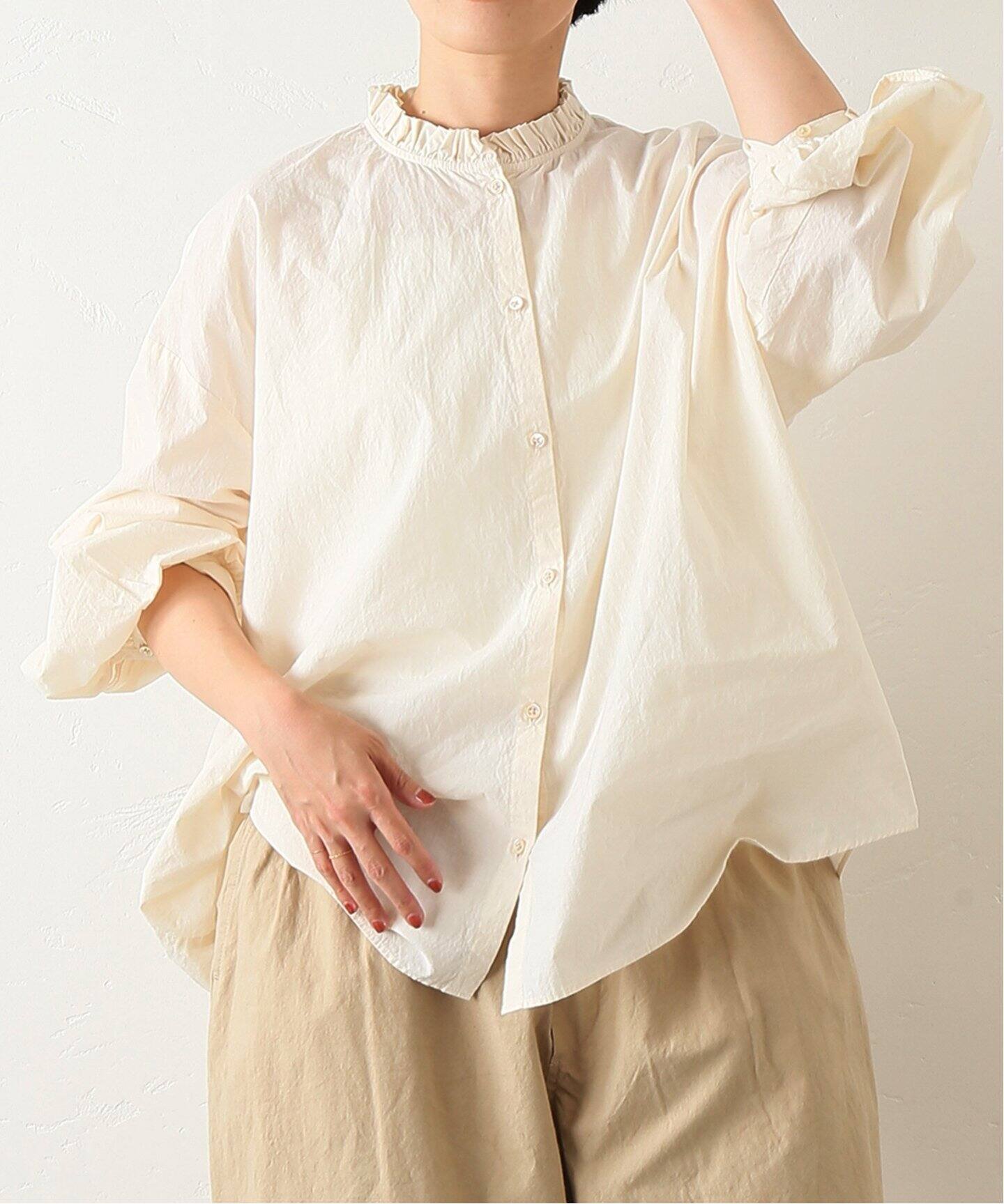 ローンフリルシャツ◇（シャツ／ブラウス）｜journal standard luxe 