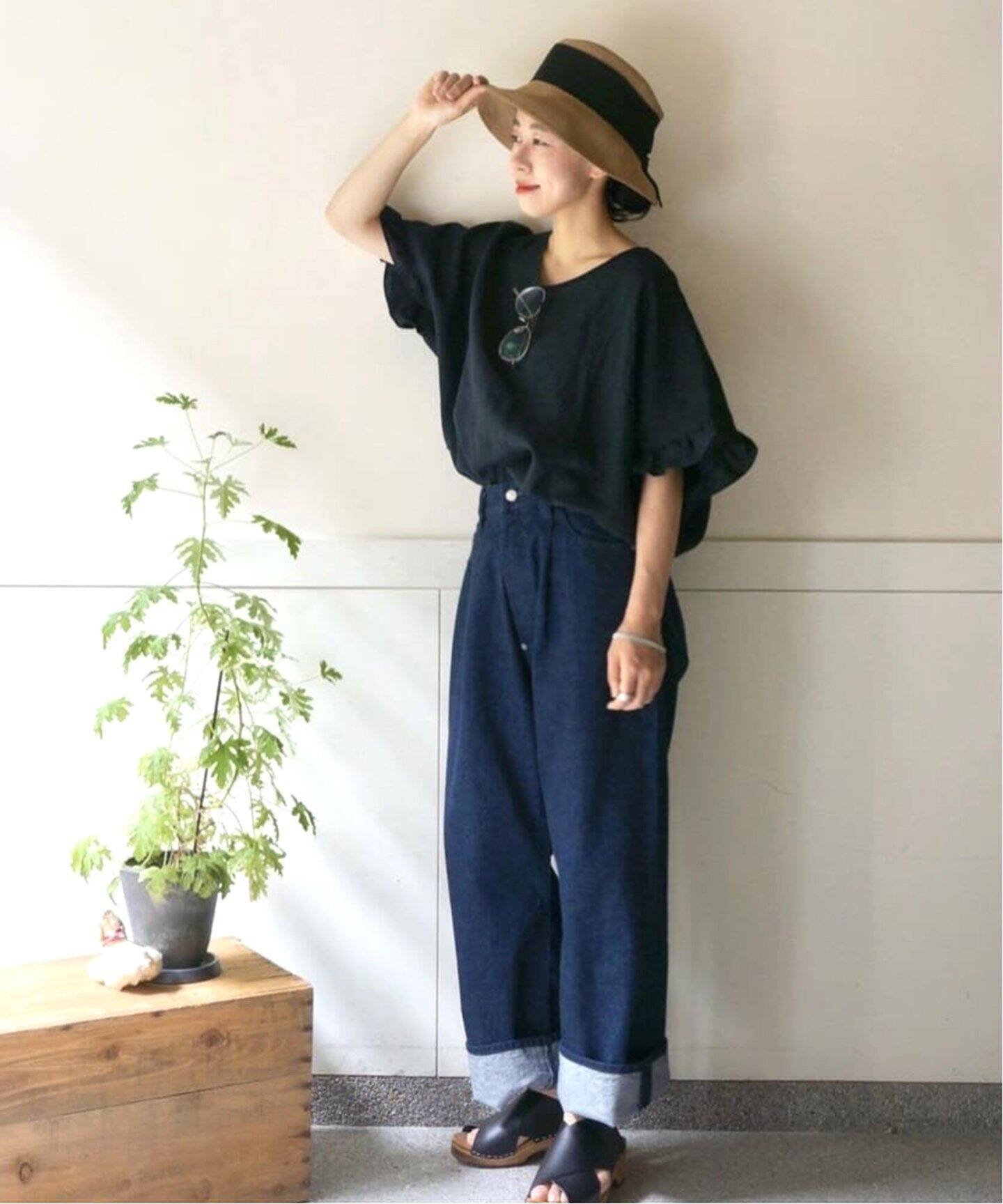 ベルギーリネンフリルTOP（シャツ／ブラウス）｜journal standard luxe 