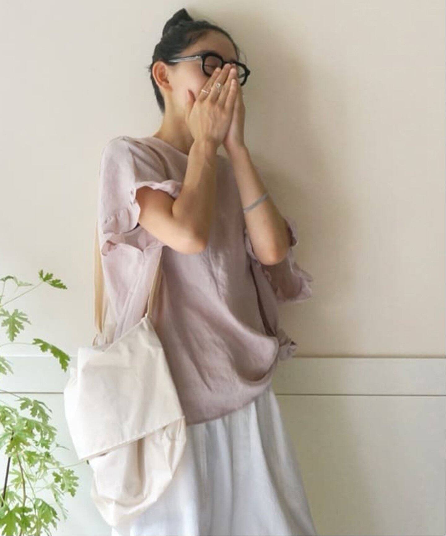 ベルギーリネンフリルTOP（シャツ／ブラウス）｜journal standard luxe 