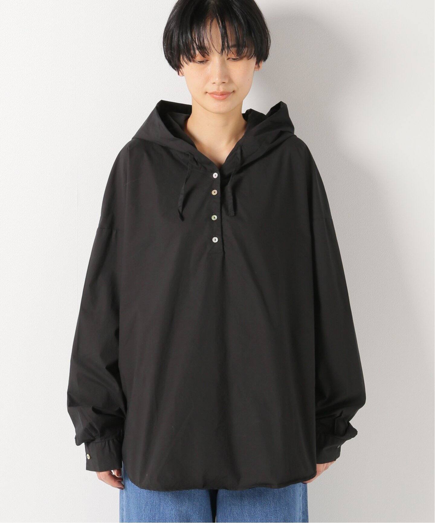 ALBUM DI FAMIGLIA/アルバム ディ ファミリア】 HOODED PULL SHIRT 