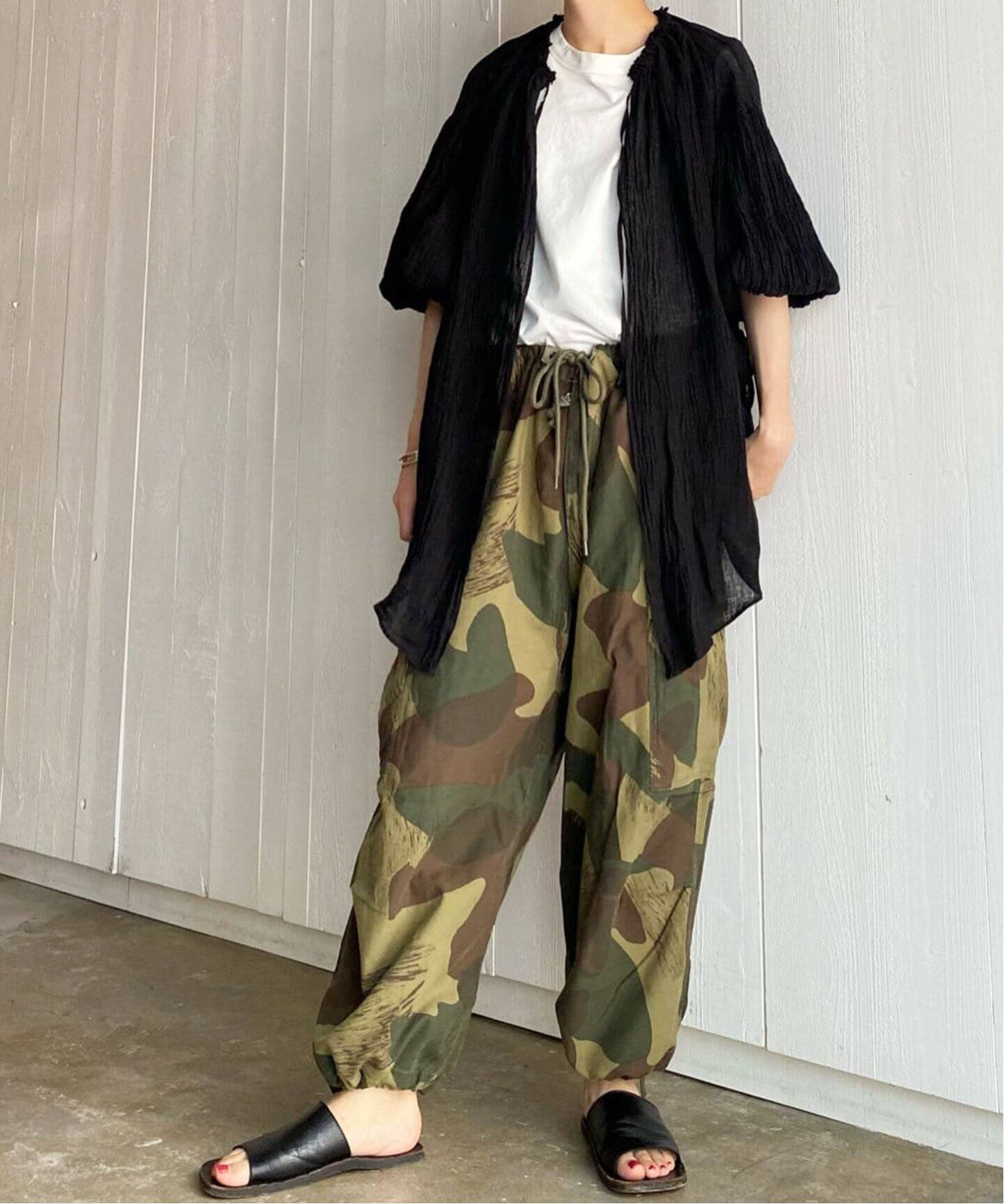 enrica / エンリカ】LINEN OPEN TOP（シャツ／ブラウス）｜journal 