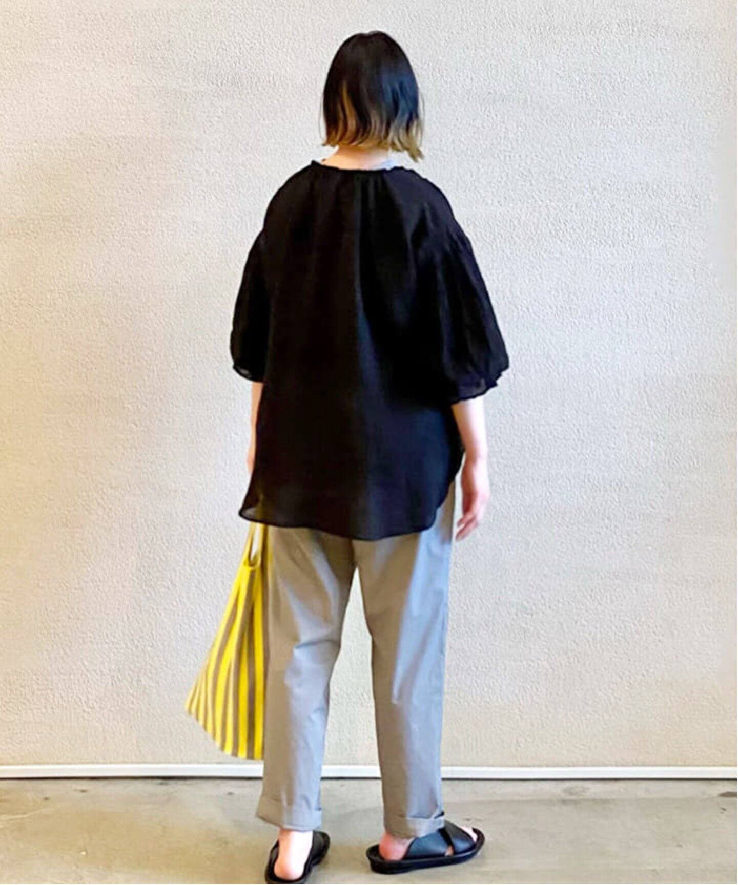 enrica / エンリカ】LINEN OPEN TOP（シャツ／ブラウス）｜journal 