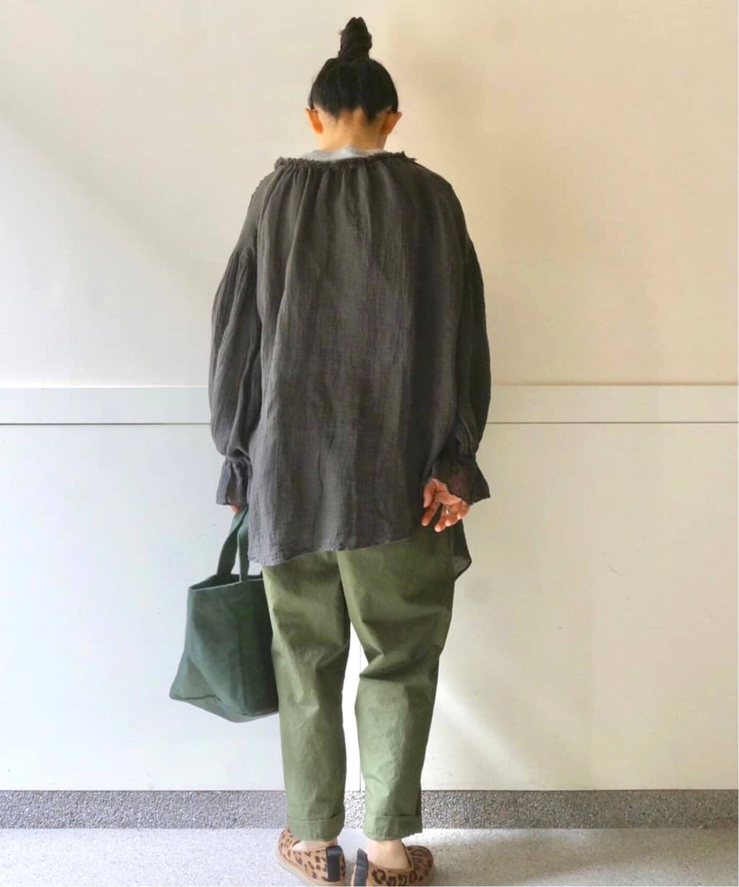 enrica / エンリカ】LINEN OPEN TOP（シャツ／ブラウス）｜journal 