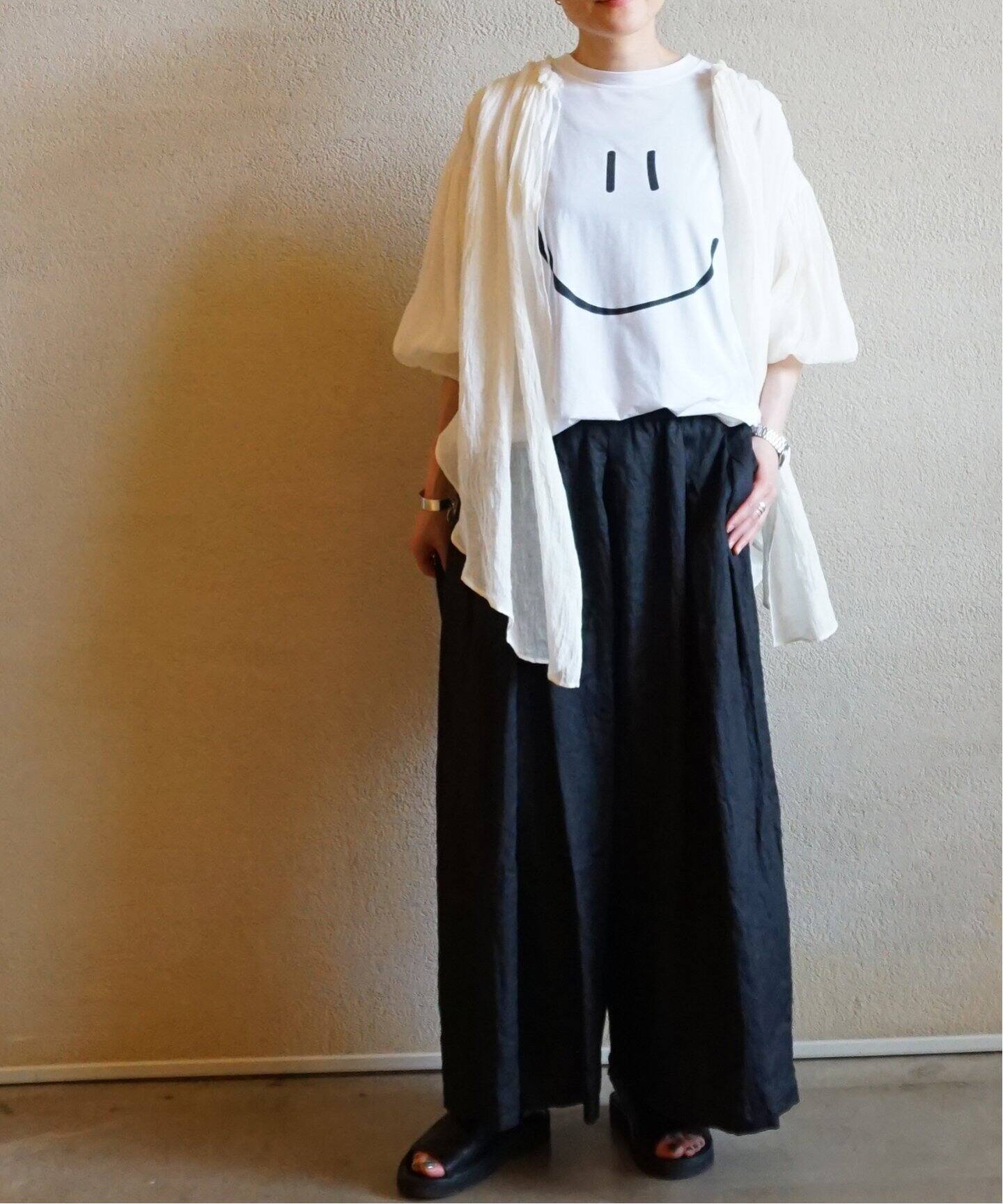 enrica / エンリカ】LINEN OPEN TOP（シャツ／ブラウス）｜journal 