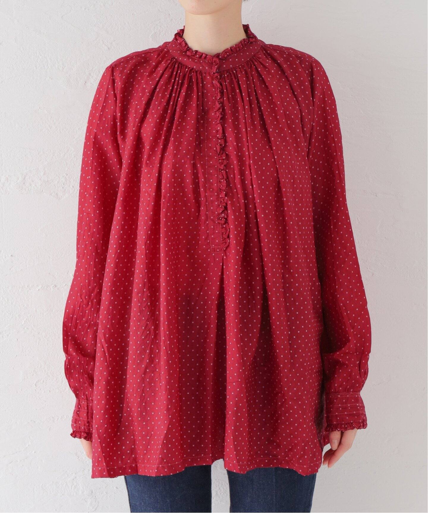 INJIRI/インジリ】 FRILL BLOUSE（シャツ／ブラウス）｜journal 