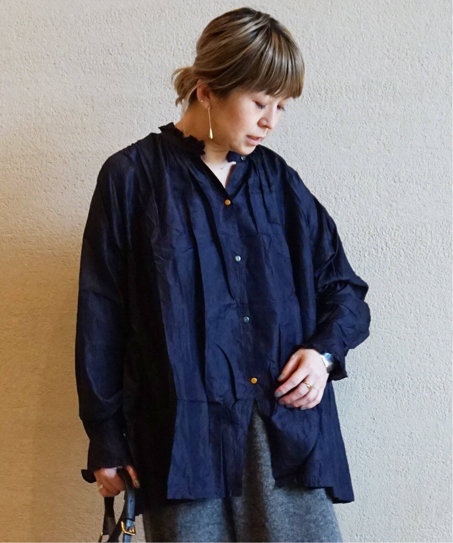 INJIRI/インジリ】 FRILL OPEN BLOUSE（シャツ／ブラウス）｜journal 