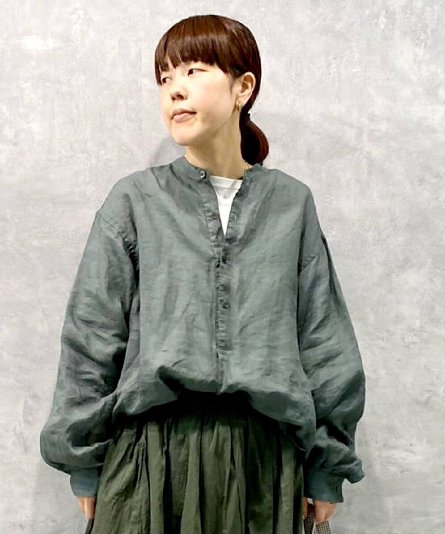 loomer / ルーマー】 BOTANICAL DYE PULL SHIRT（シャツ／ブラウス 