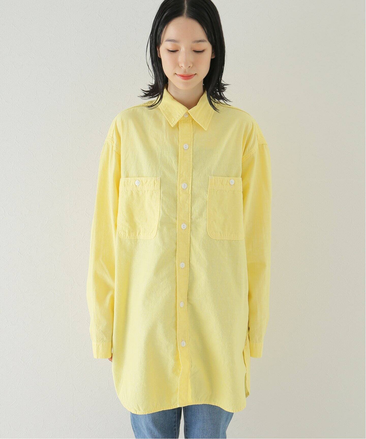 HARi / ハリ】CHAMBRAY WIDE SHIRT（シャツ／ブラウス）｜journal 