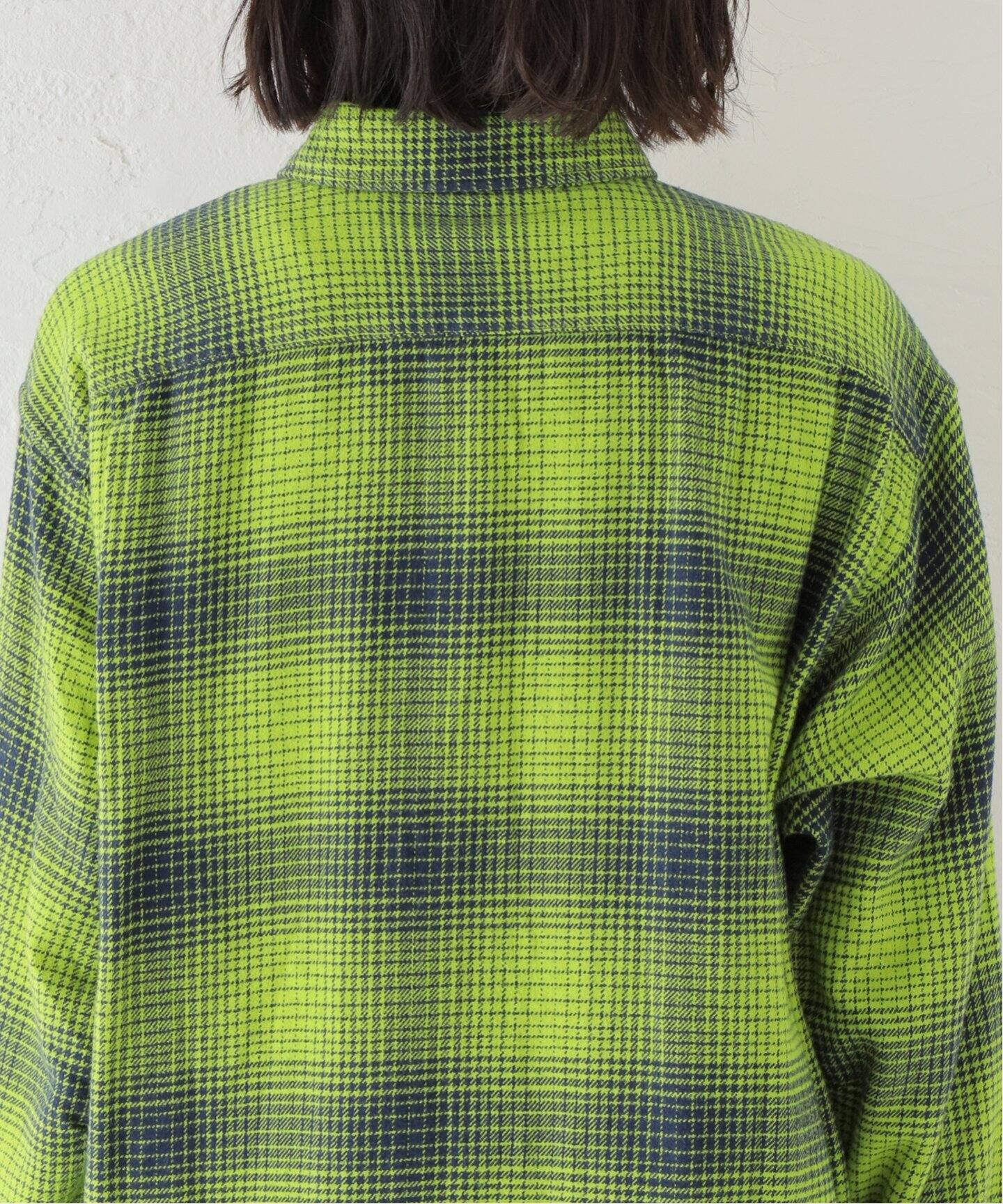NOMA t.d./ノーマティーディー】 N Ombre Plaid Shirt：シャツ（シャツ 