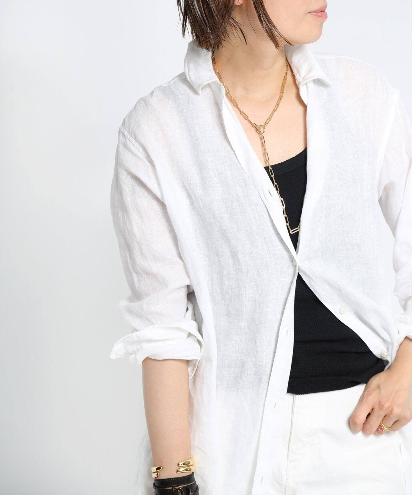 LINEN WASH シャツ（シャツ／ブラウス）｜Deuxieme Classe 