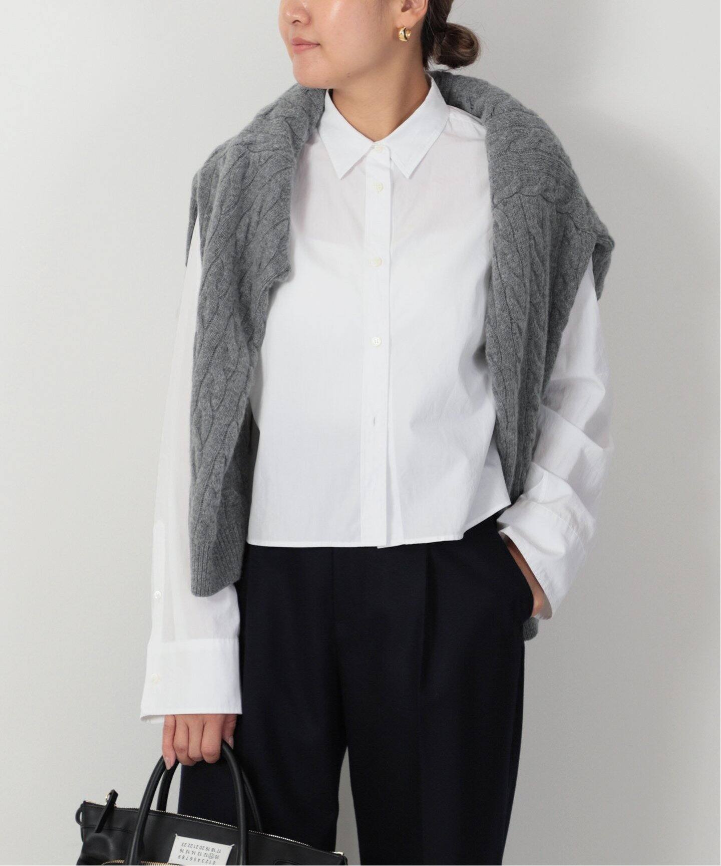 Cropped シャツ（シャツ／ブラウス）｜Deuxieme Classe 