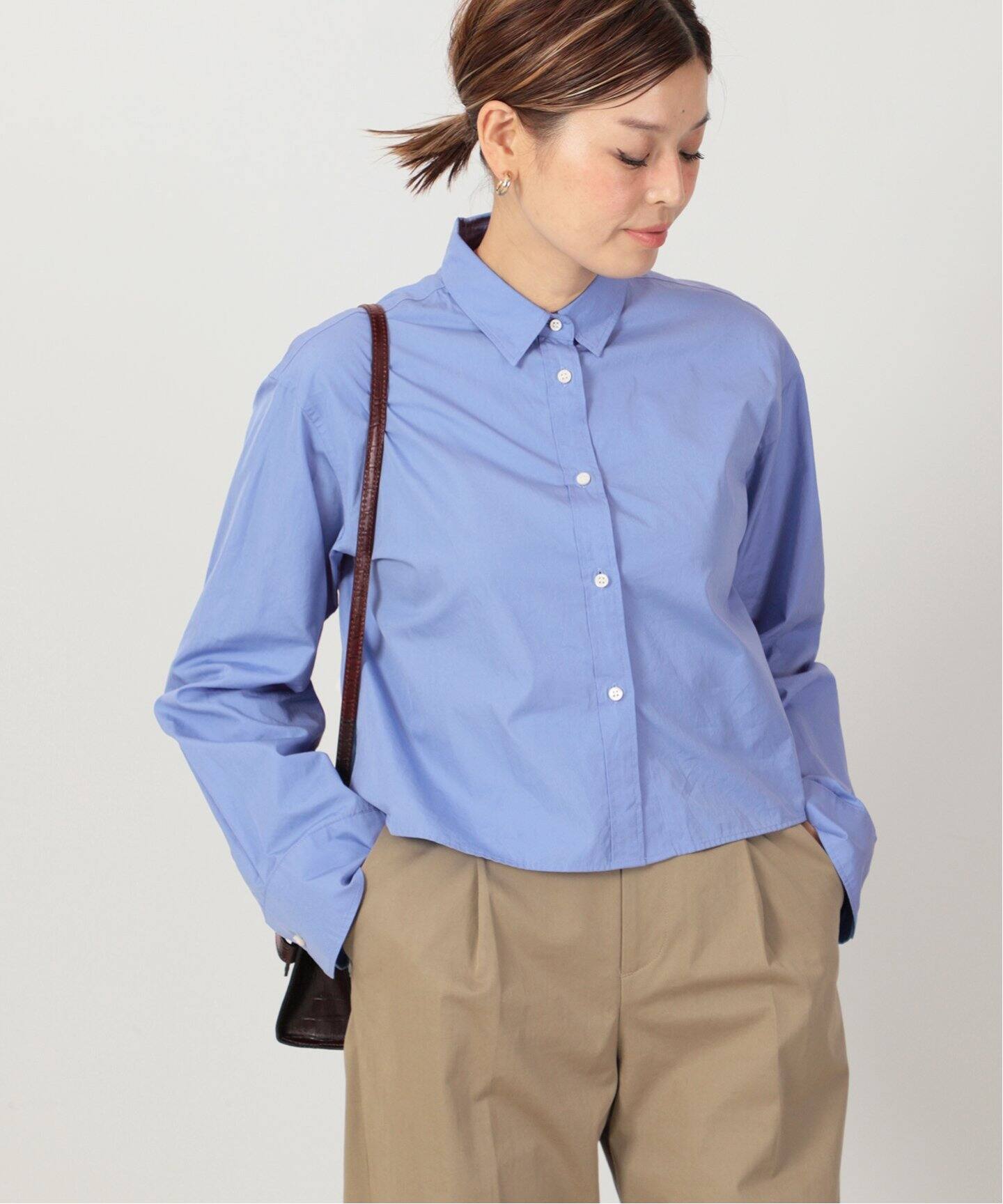 Cropped シャツ（シャツ／ブラウス）｜Deuxieme Classe 