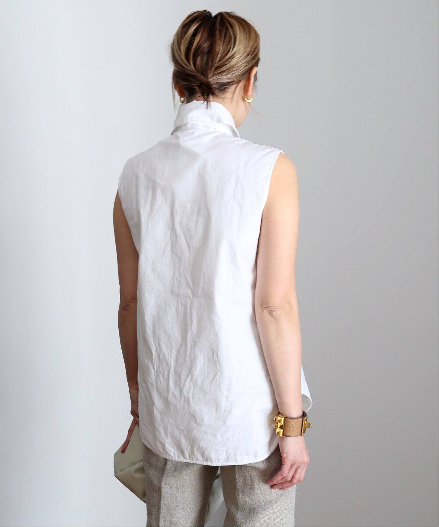 MADISONBLUE/マディソンブルー】SLEEVELESS TIE ブラウス（シャツ 