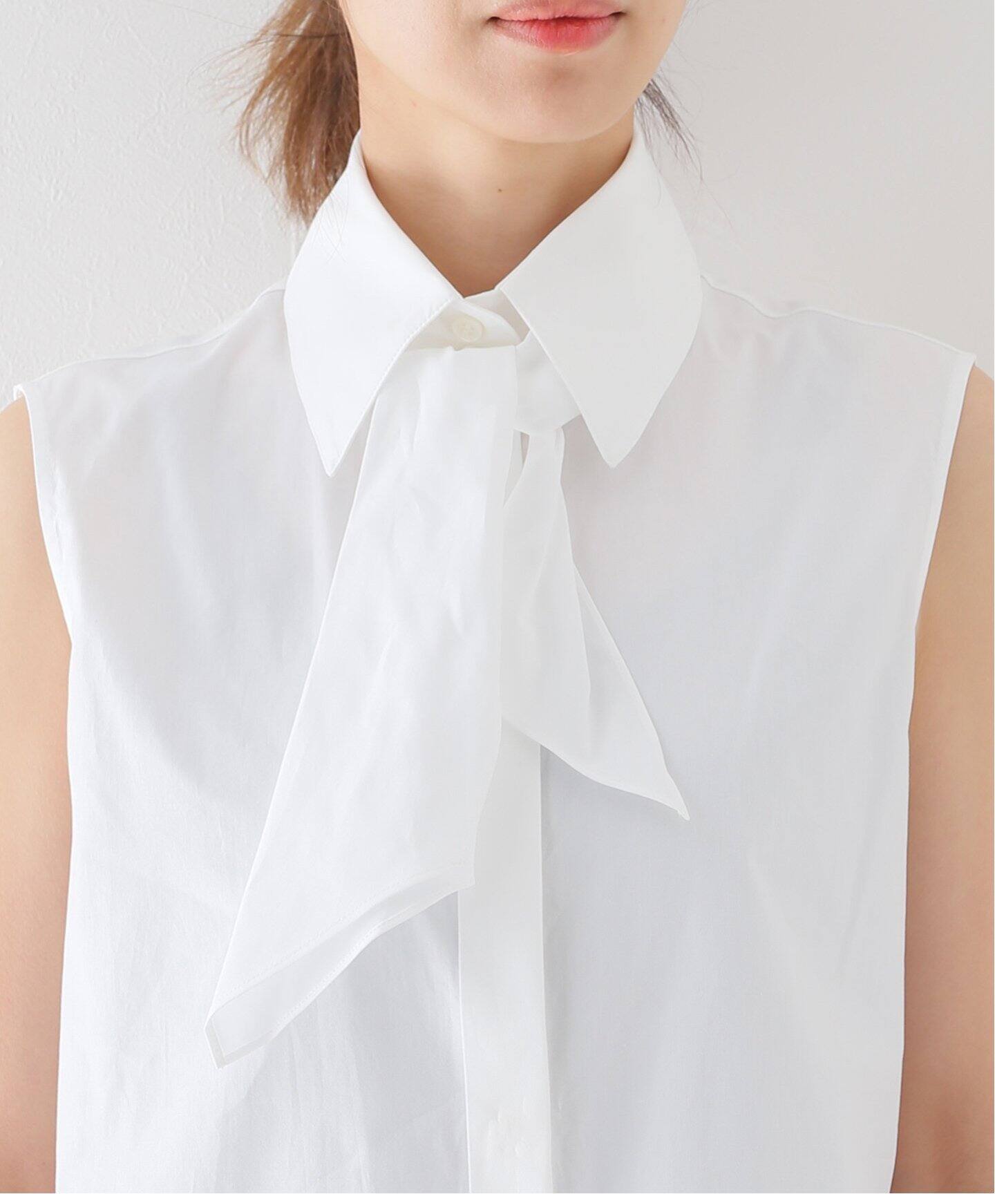 MADISONBLUE/マディソンブルー】SLEEVELESS TIE ブラウス（シャツ 