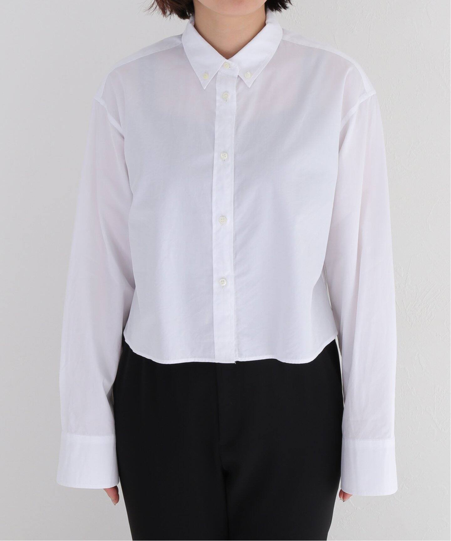 Cropped BD シャツ（シャツ／ブラウス）｜MUSE de Deuxieme Classe 