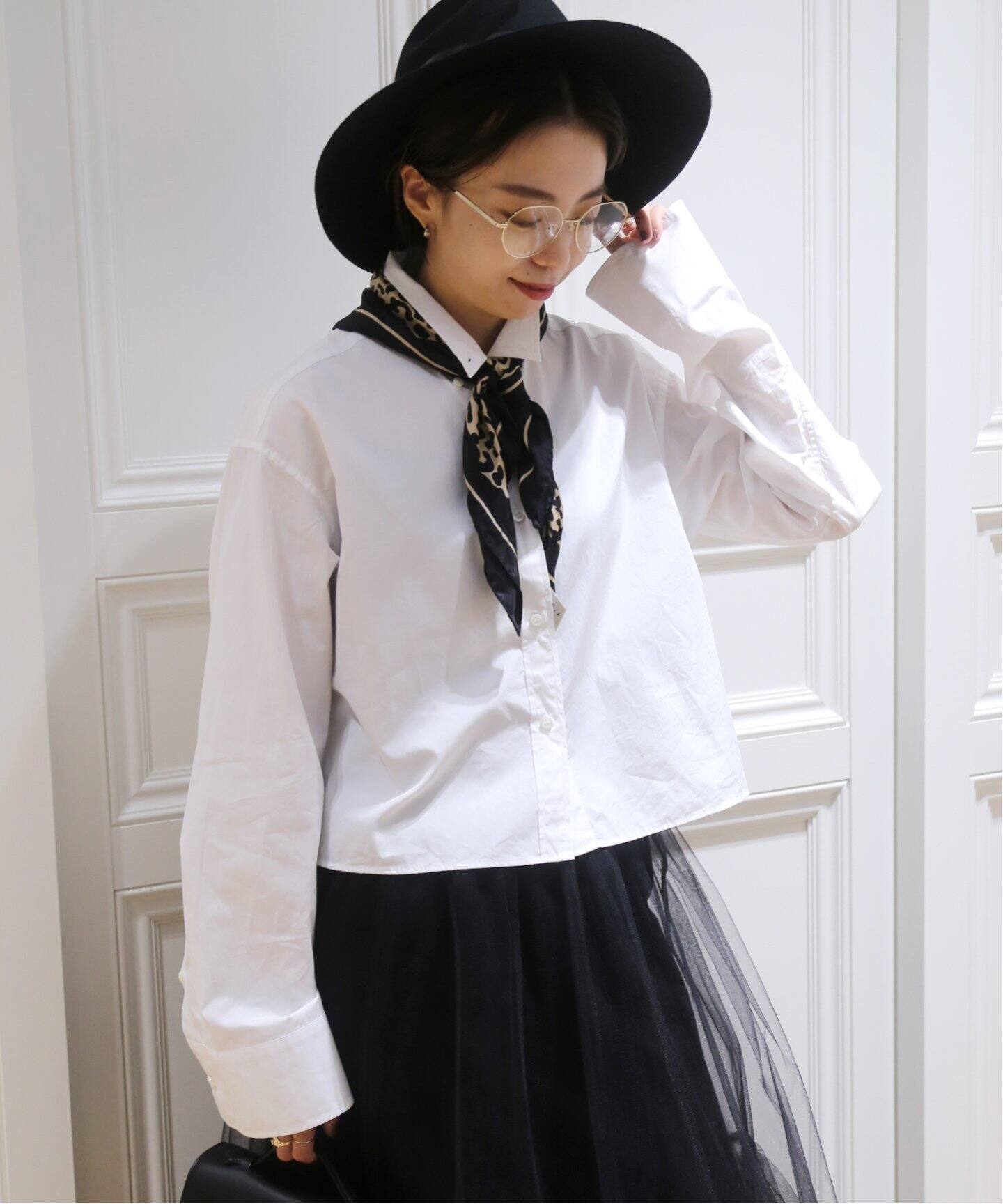 Cropped BD シャツ（シャツ／ブラウス）｜MUSE de Deuxieme Classe 