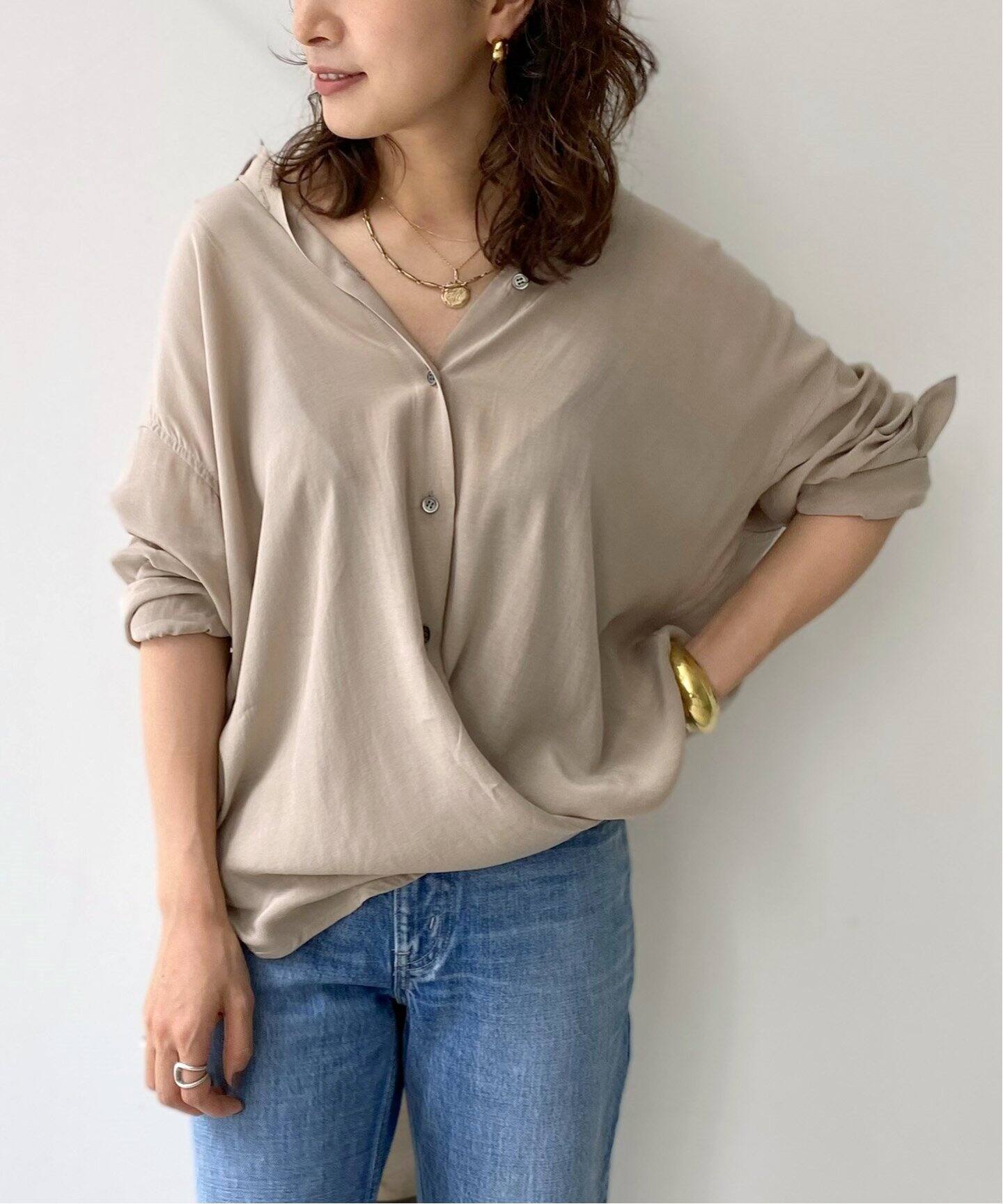 2022 アパルトモン Col Pierrot 2Way Shirts - 長袖