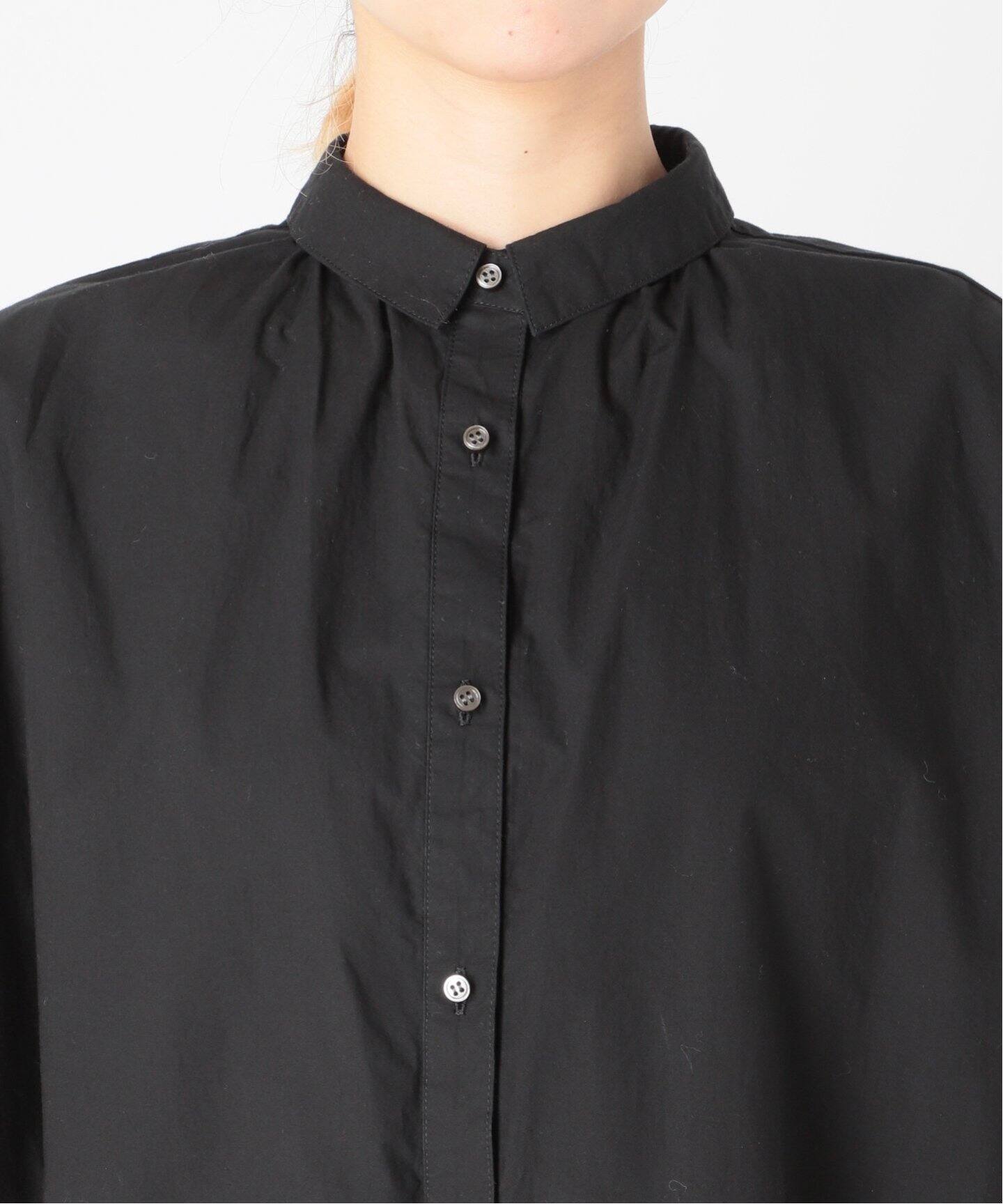GOOD GRIEF!/グッドグリーフ】Gather Blouse(BK)（シャツ／ブラウス 