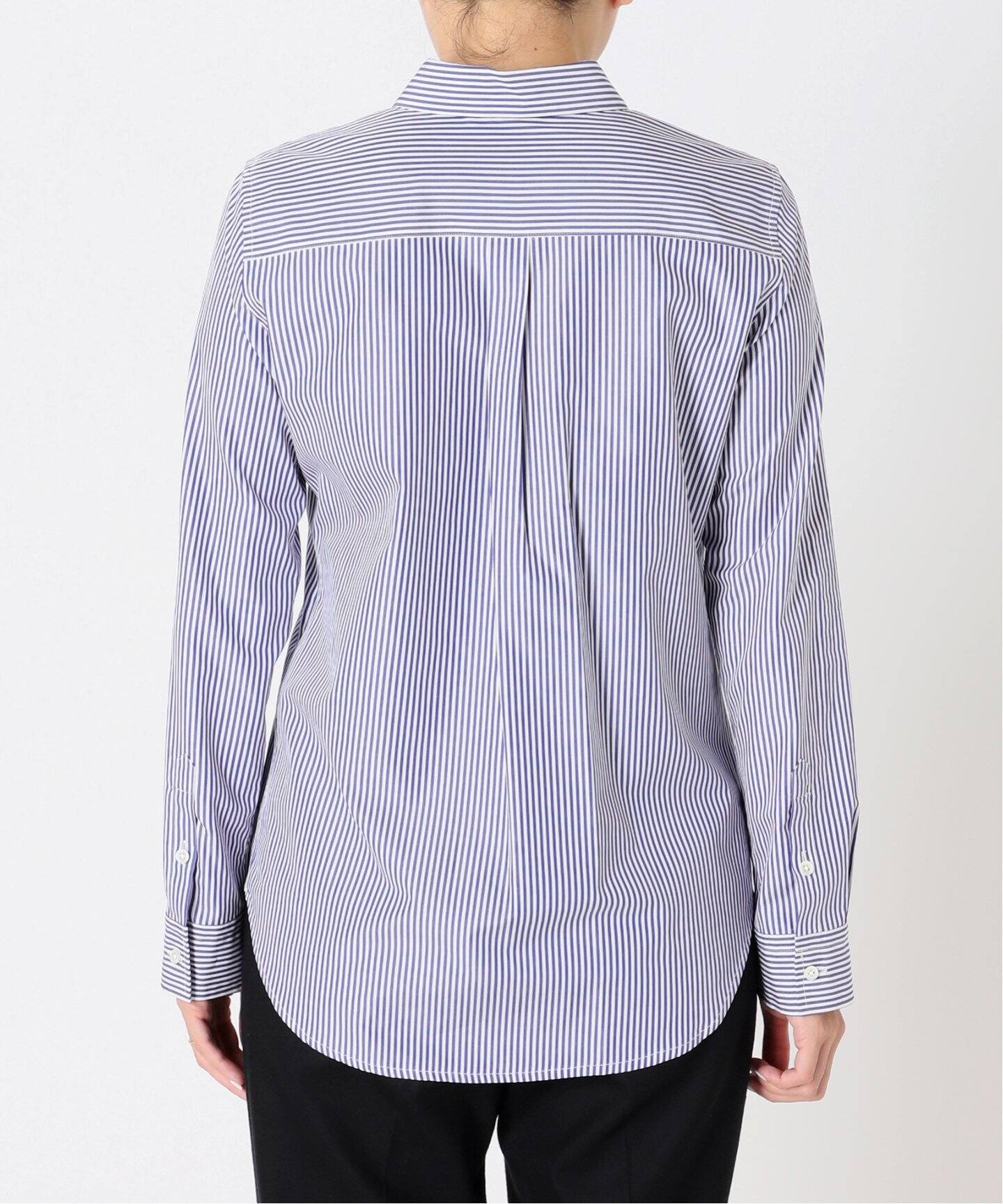 THOMAS MASON Mini Collar Shirt(Stripe)（シャツ／ブラウス）｜L 