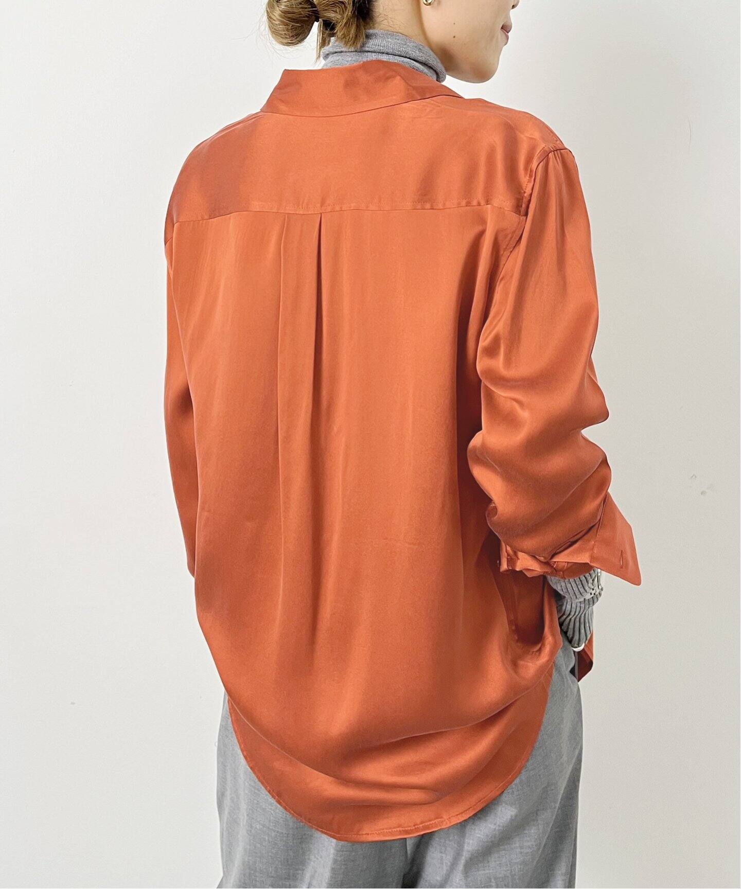 EQUIPMENT /エキップモン】SILK SHIRT（シャツ／ブラウス）｜L 