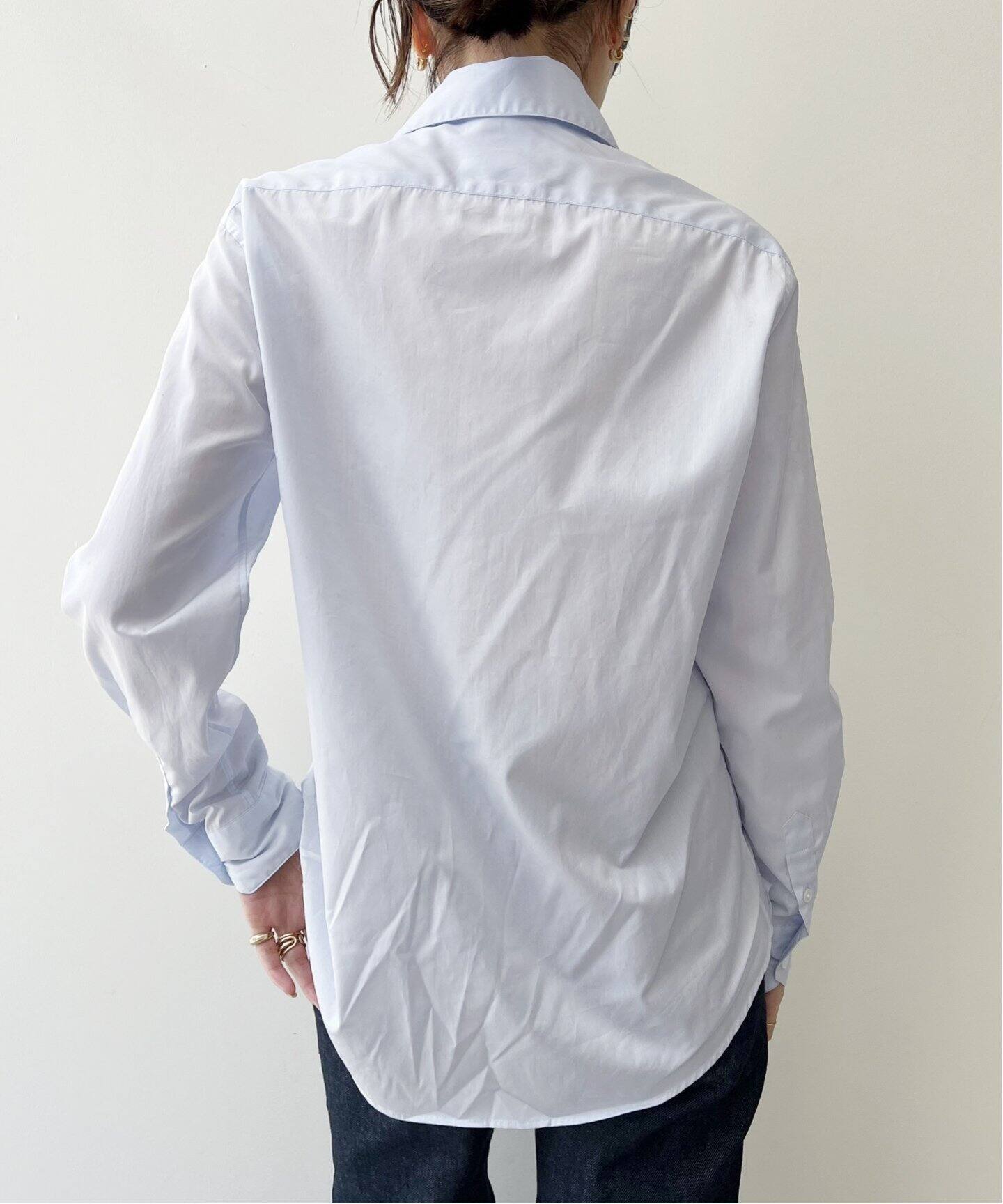 MADISONBLUE/マディソンブルー】BIG ROUND COLLAR SHIRT（シャツ 