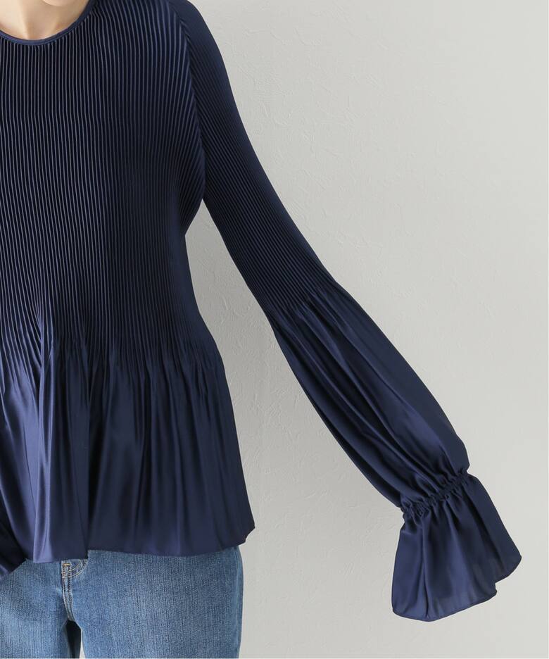 KALLMEYER/カルメイヤー】Pleats Blouse（シャツ／ブラウス）｜L 