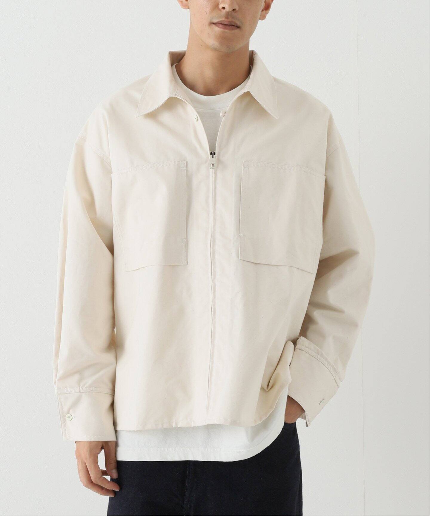 SHINYAKOZUKA / シンヤコヅカ】HIS ZIP SHIRT（シャツ／ブラウス  