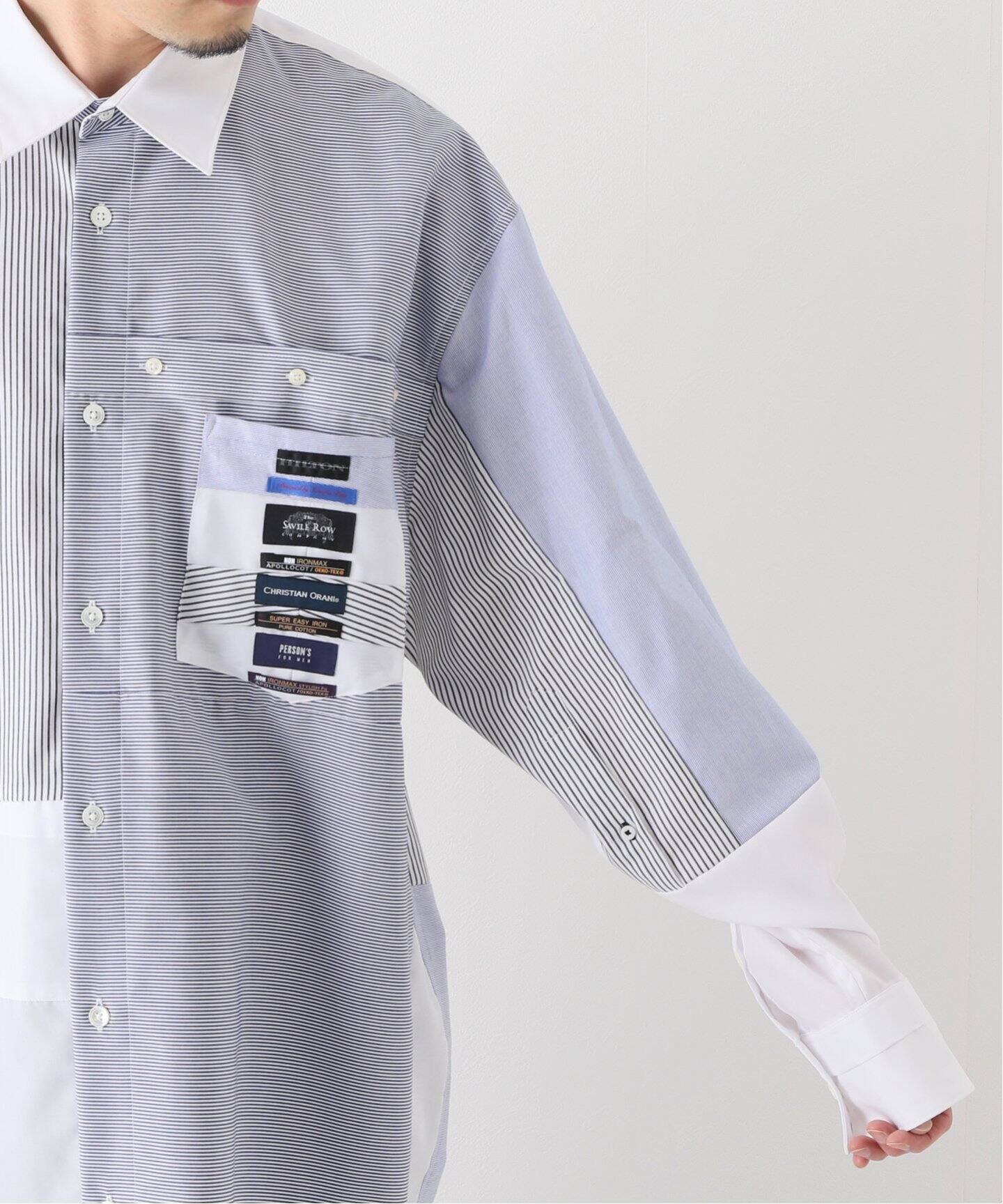 Doublet 洋服の青山 Upcycle Oversize Shirt Wism ウィズム 公式のファッション通販 Baycrew S Store Doublet 洋服の青山 Upcycle Oversize Shirt Wism ウィズム 公式のファッション通販 Baycrew S Store