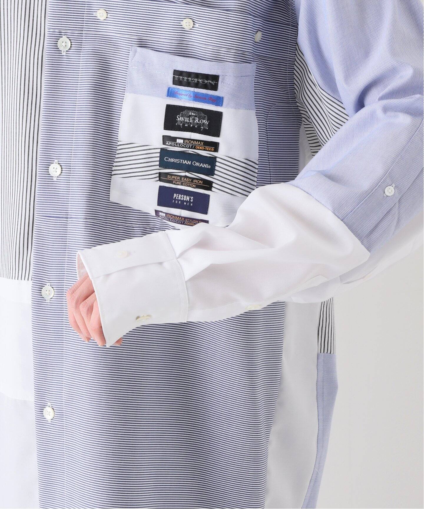 Doublet 洋服の青山 Upcycle Oversize Shirt Wism ウィズム 公式のファッション通販 Baycrew S Store Doublet 洋服の青山 Upcycle Oversize Shirt Wism ウィズム 公式のファッション通販 Baycrew S Store
