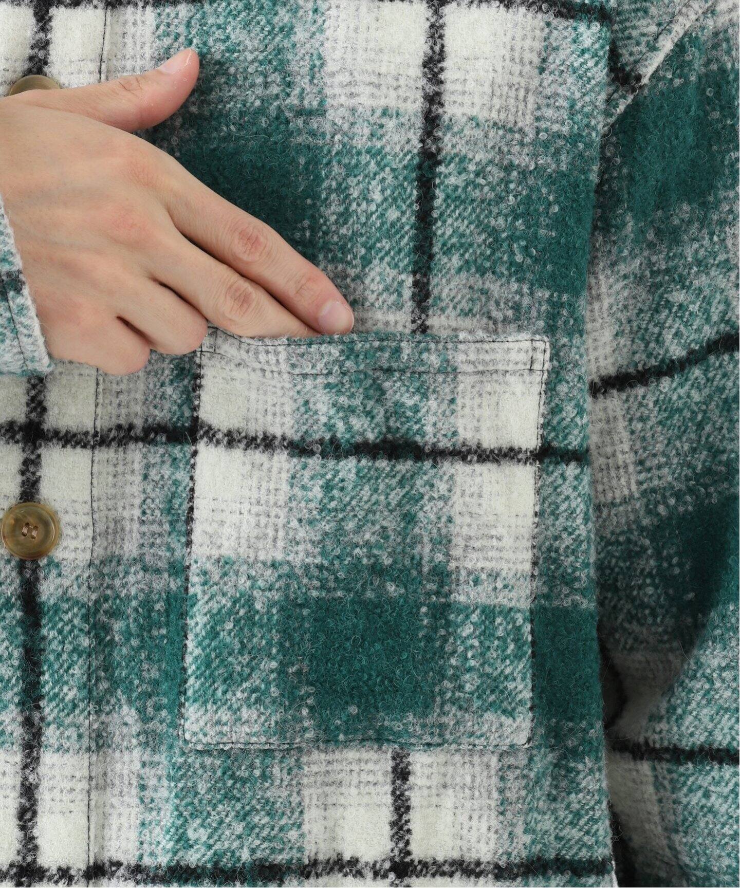 UNUSED / アンユーズド】US2280 WOOL CHECK SHIRT（シャツ／ブラウス 