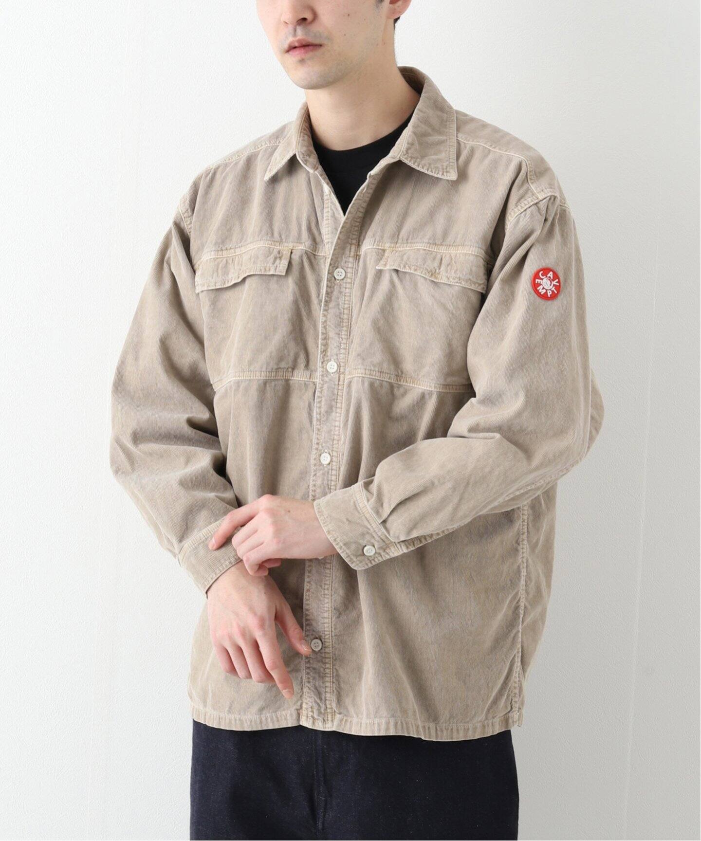 C.E / シーイー】OVERDYE SWITCH CUT CORD SHIRT（シャツ／ブラウス 
