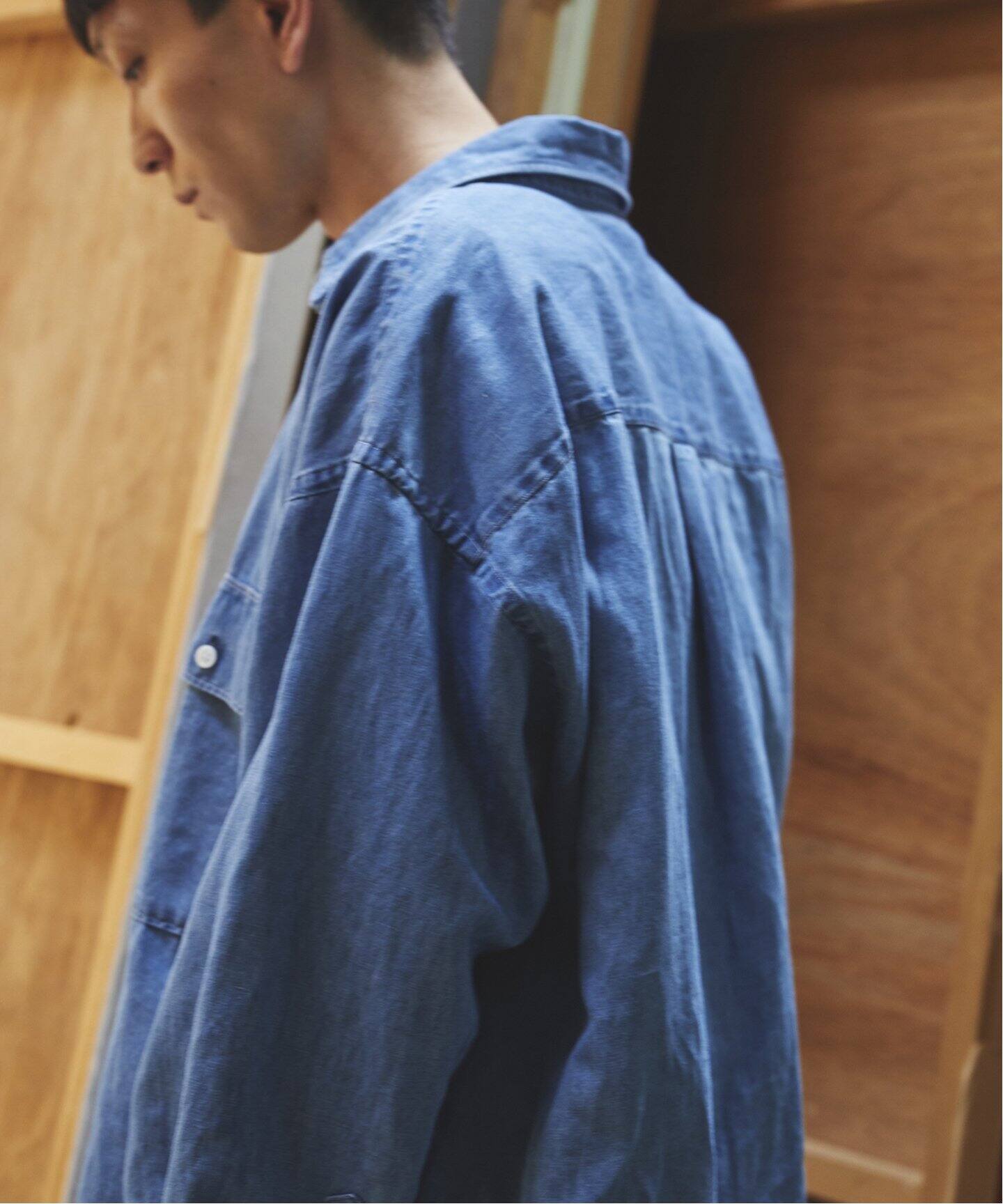 STANDARD JOURNAL / スタンダード ジャーナル】Denim shirts L/S 