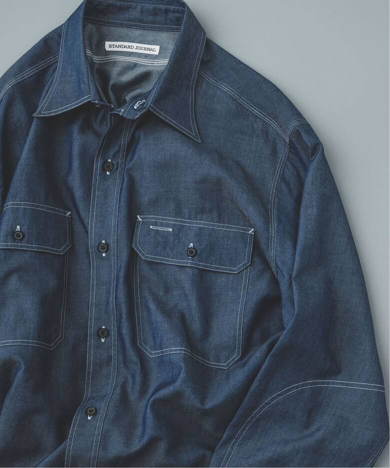 【STANDARD JOURNAL / スタンダード ジャーナル】Lyocell work shirts（シャツ／ブラウス）｜JOURNAL