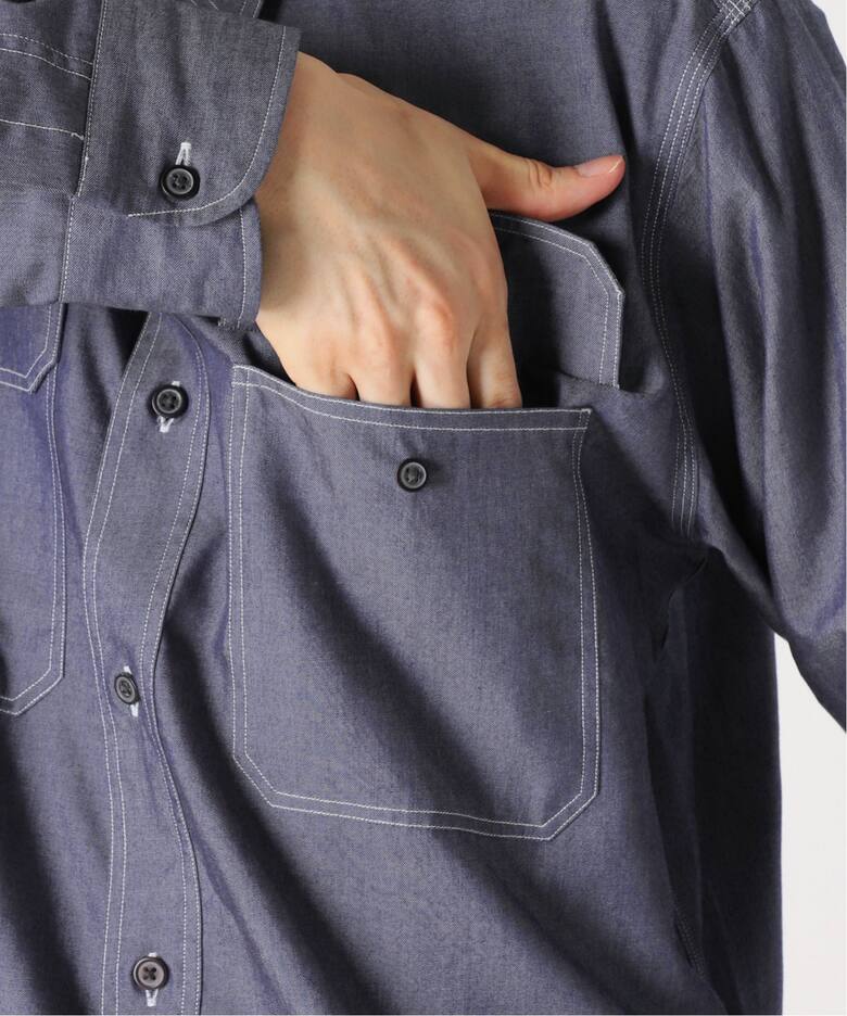 【STANDARD JOURNAL / スタンダード ジャーナル】Lyocell work shirts（シャツ／ブラウス）｜JOURNAL