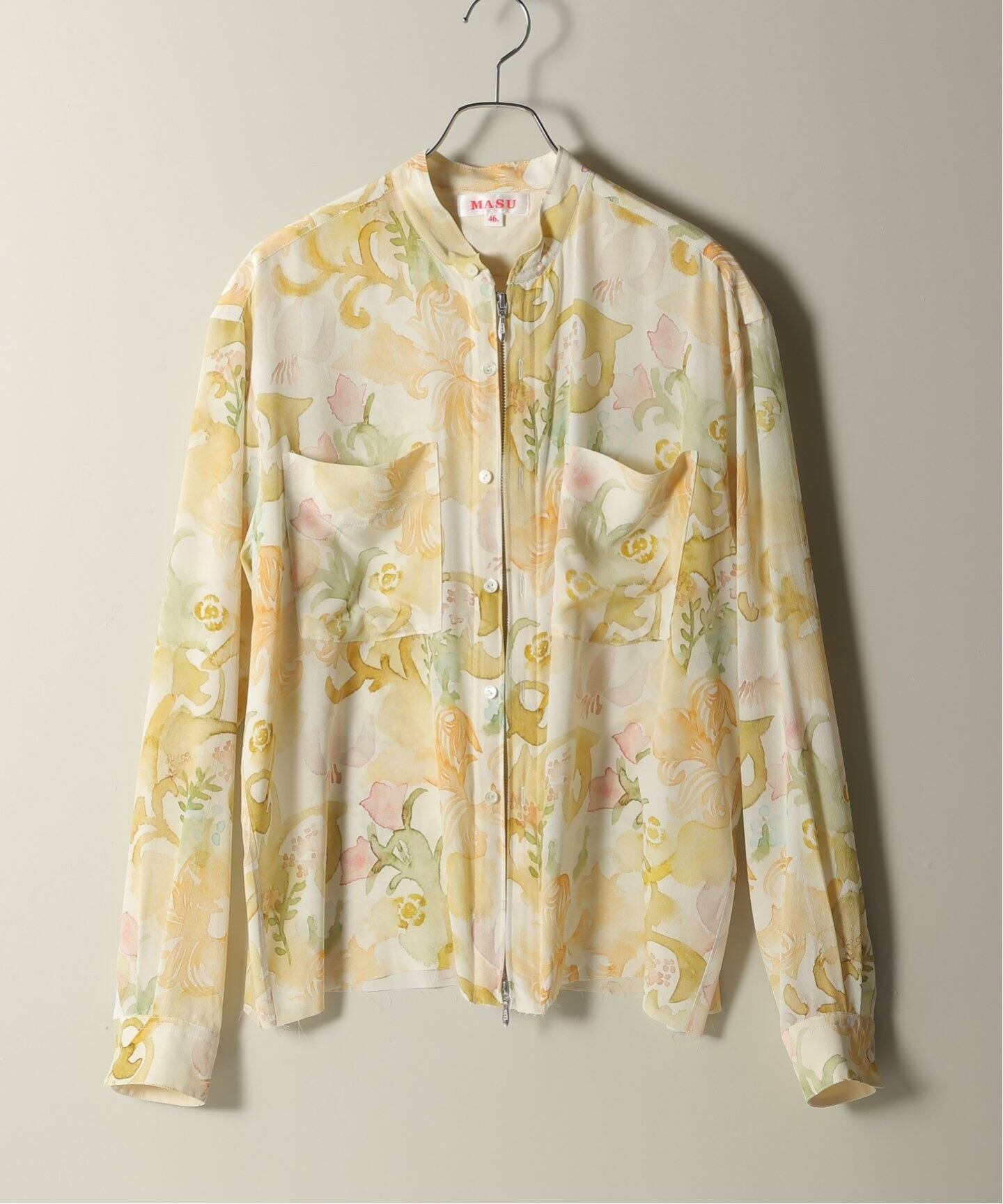 MASU / エムエーエスユー】GRANNY ZIP-UP SHIRTS（シャツ／ブラウス 