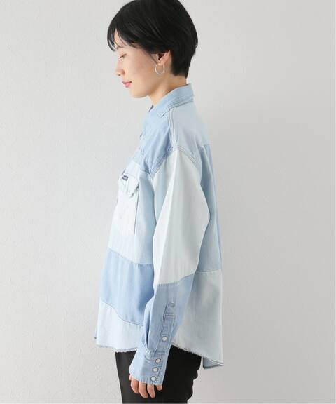 Wrangler ラングラー パッチワークデニムシャツ Joint Works ジョイントワークス 公式のファッション通販 Baycrew S Store
