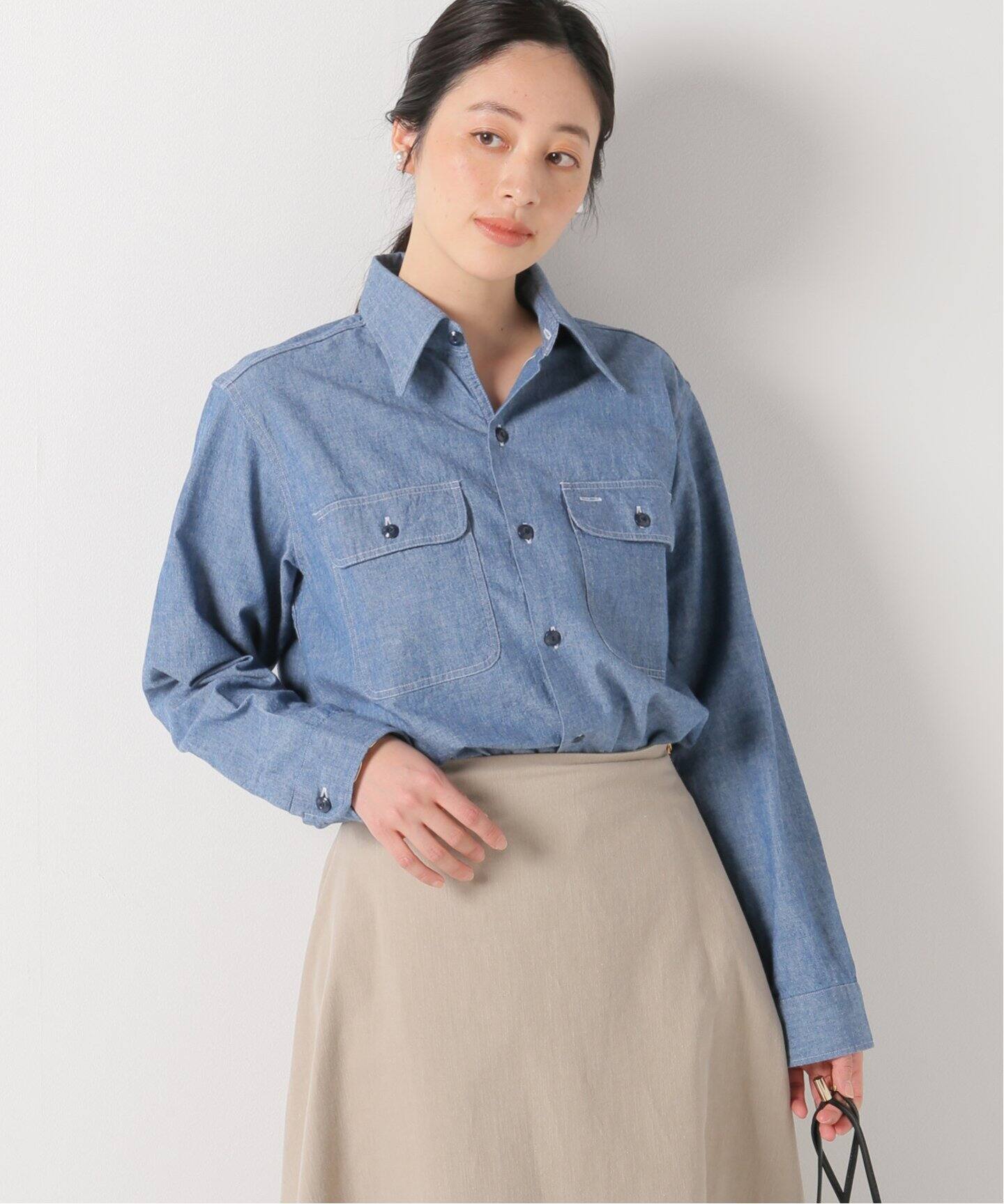 MADISONBLUE/マディソンブルー】HAMPTON シャンブレーシャツ（シャツ 