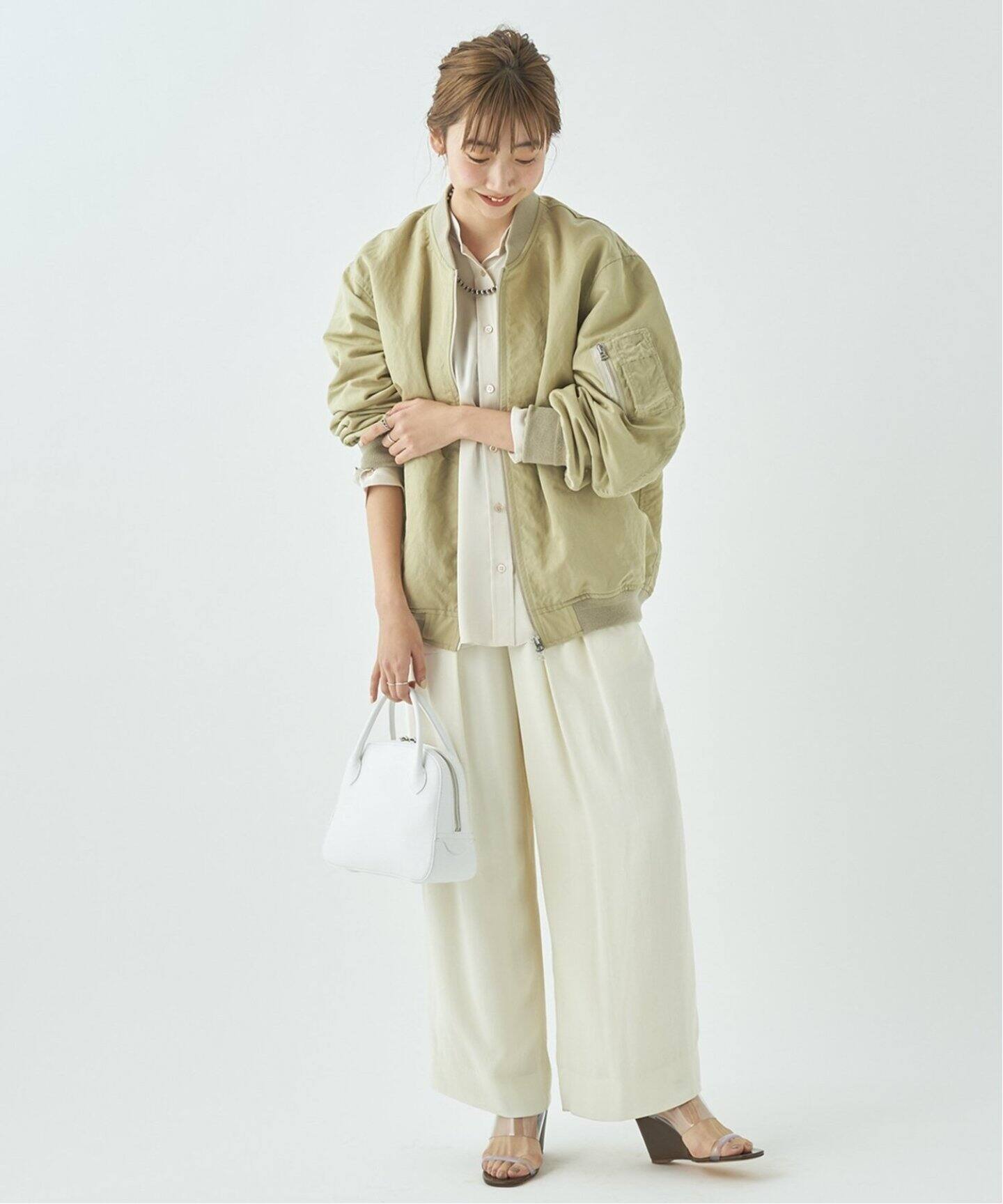 satin plain シャツ◇（シャツ／ブラウス）｜Plage（プラージュ）の 