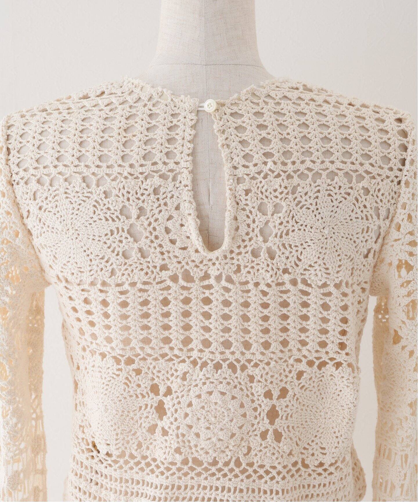 MALION Vintage/マリオンヴィンテージ】別注 CROCHETE LACE BODY [WHT