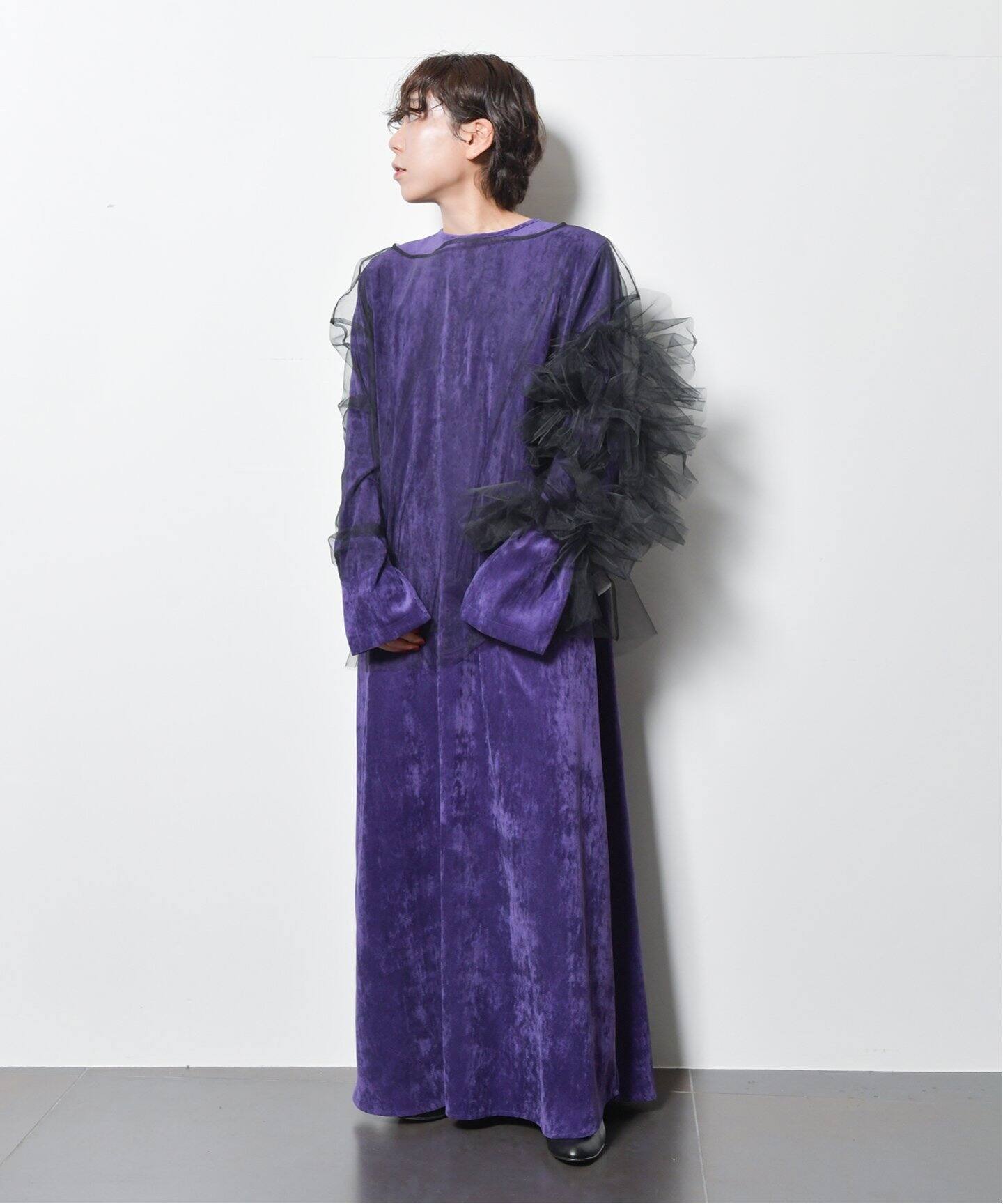 MARGE/マージ】別注 Tulle ruffle pull over：ブラウス（シャツ 