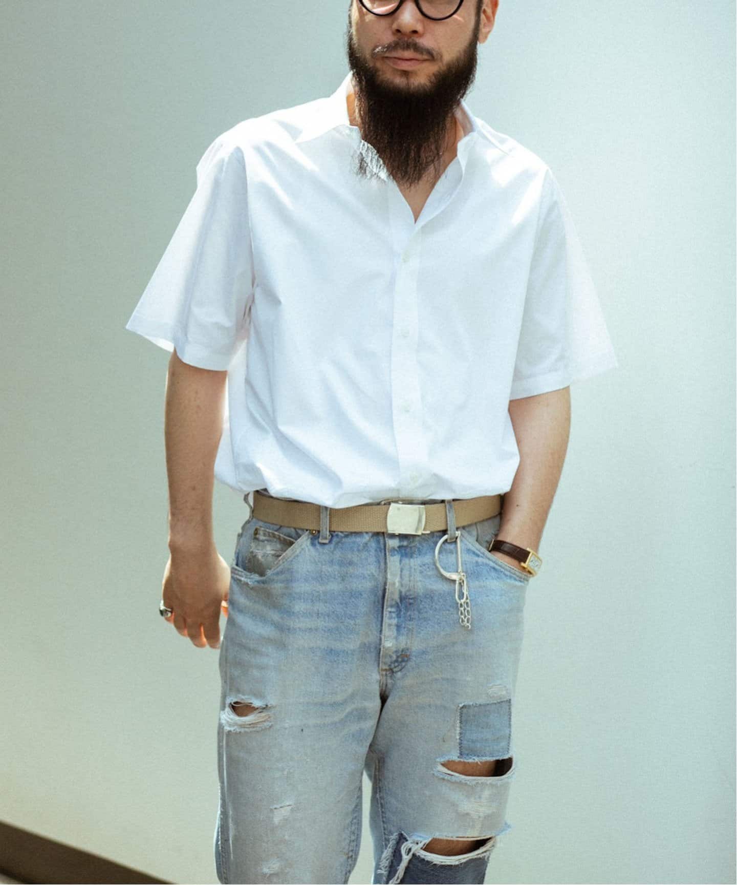 LE / エルイー】WIDE RGSH Short Sleeve（シャツ／ブラウス）｜L