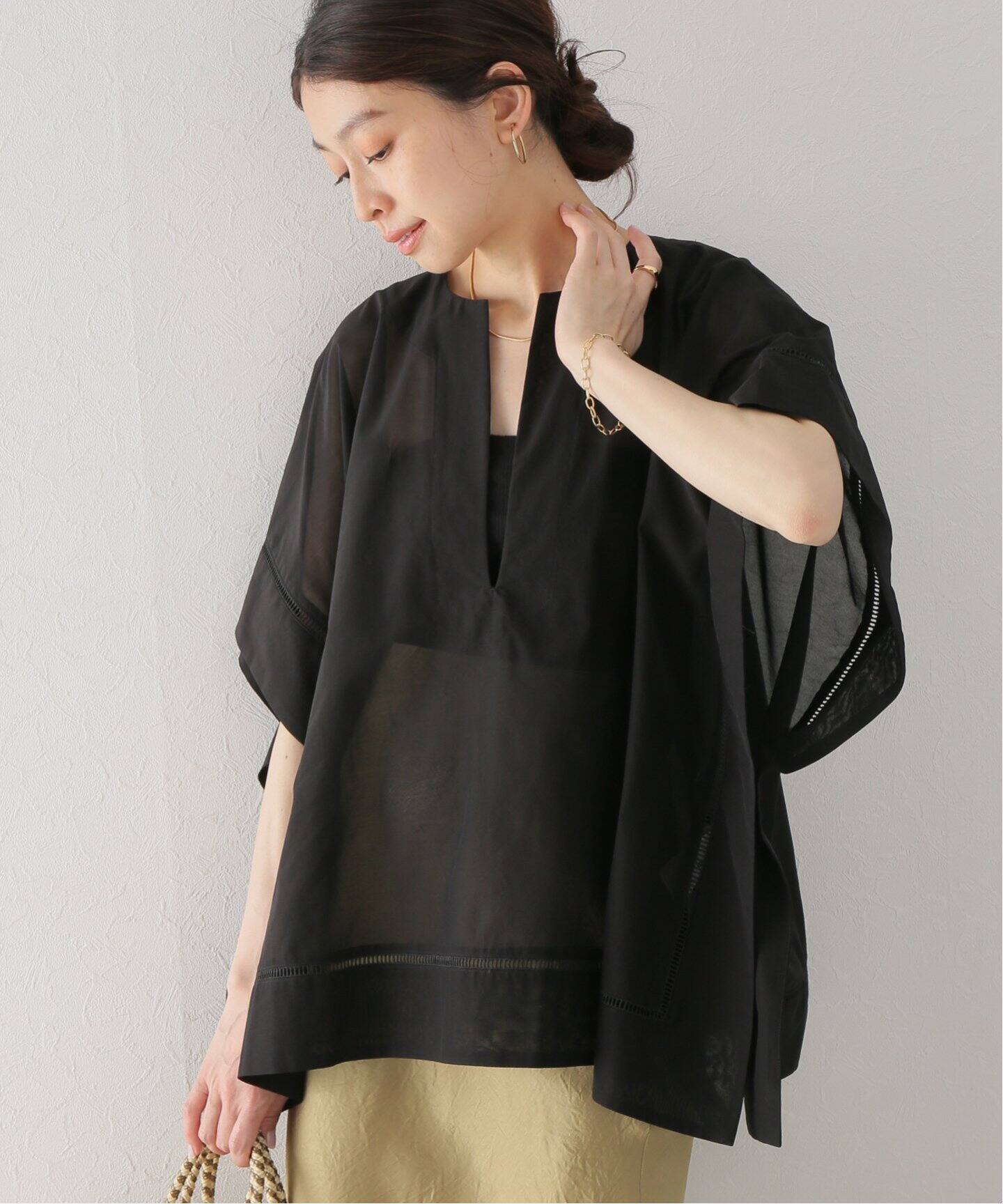 SACRA / サクラ】COTTON SILK ORGANDY（シャツ／ブラウス）｜BOICE 