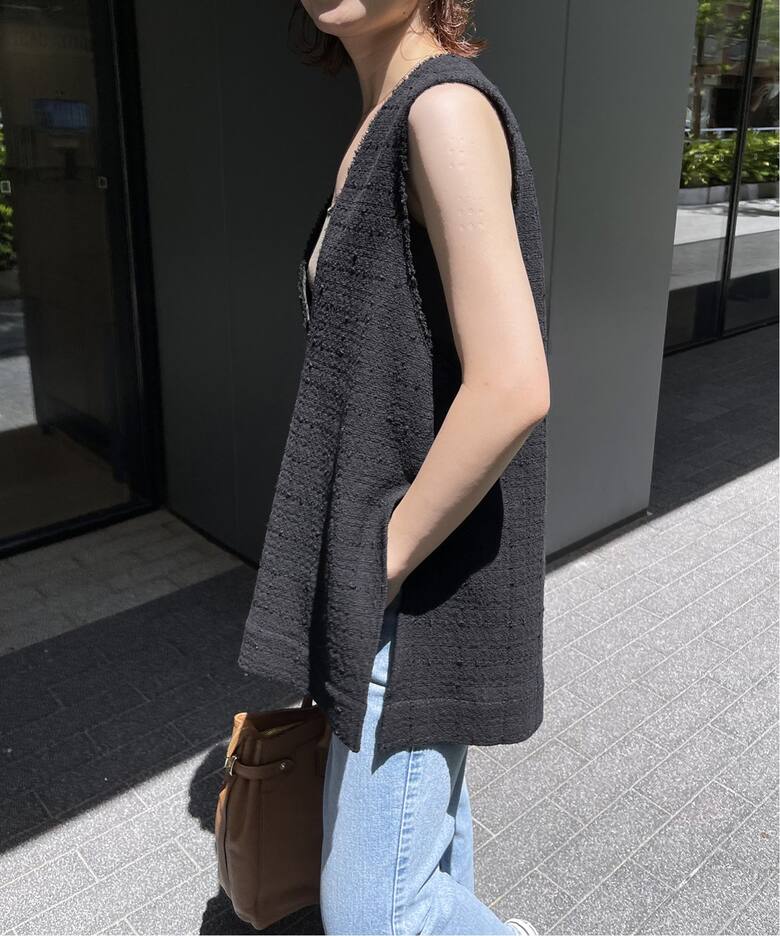 spick and span ツイードベスト