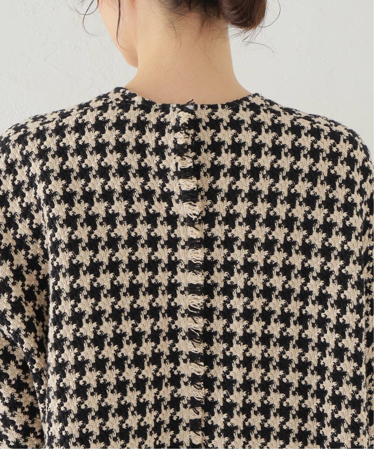 コットンツイードフリンジプルオーバー（シャツ／ブラウス  