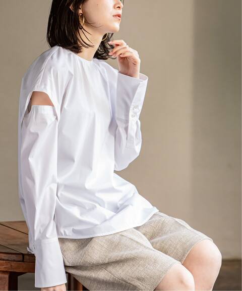オープンショルダーシャツブラウス Noble ノーブル 公式のファッション通販 Baycrew S Store