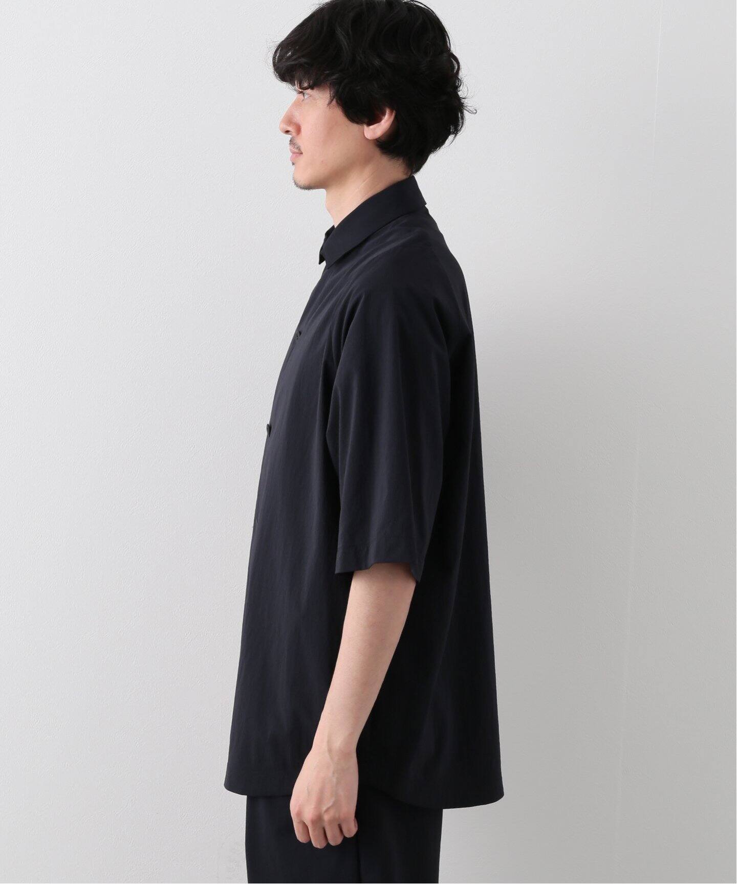 TEATORA】CARTRIDGE SHIRT S/S DR ネイビーサイズ3