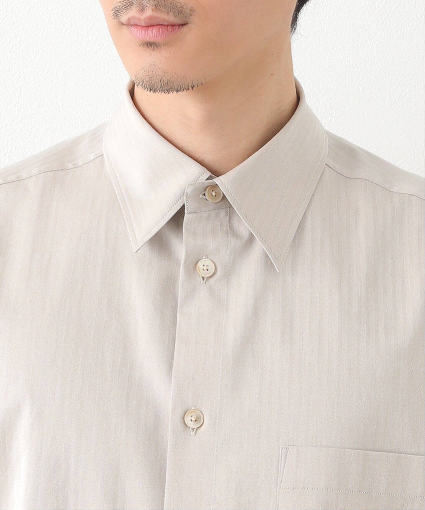 AURALEE / オーラリー】WASHED FINX HERRINGBONE S/S（シャツ 