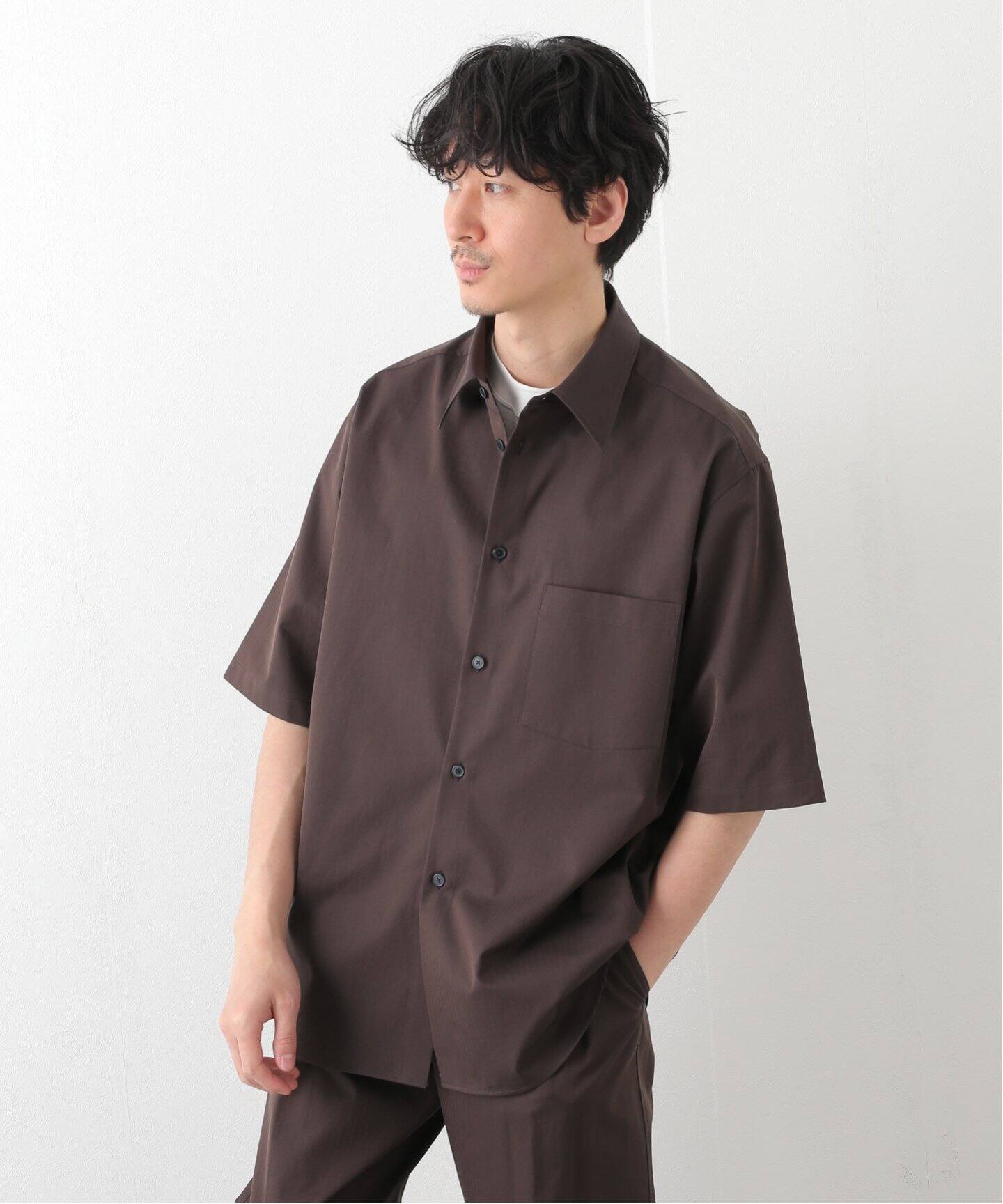 AURALEE / オーラリー】WASHED FINX HERRINGBONE S/S（シャツ 